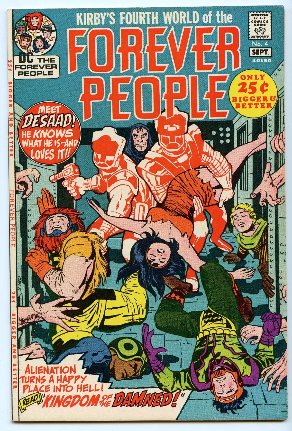 Forever People 4 (Sep 1971) Vf- (7.5) 1