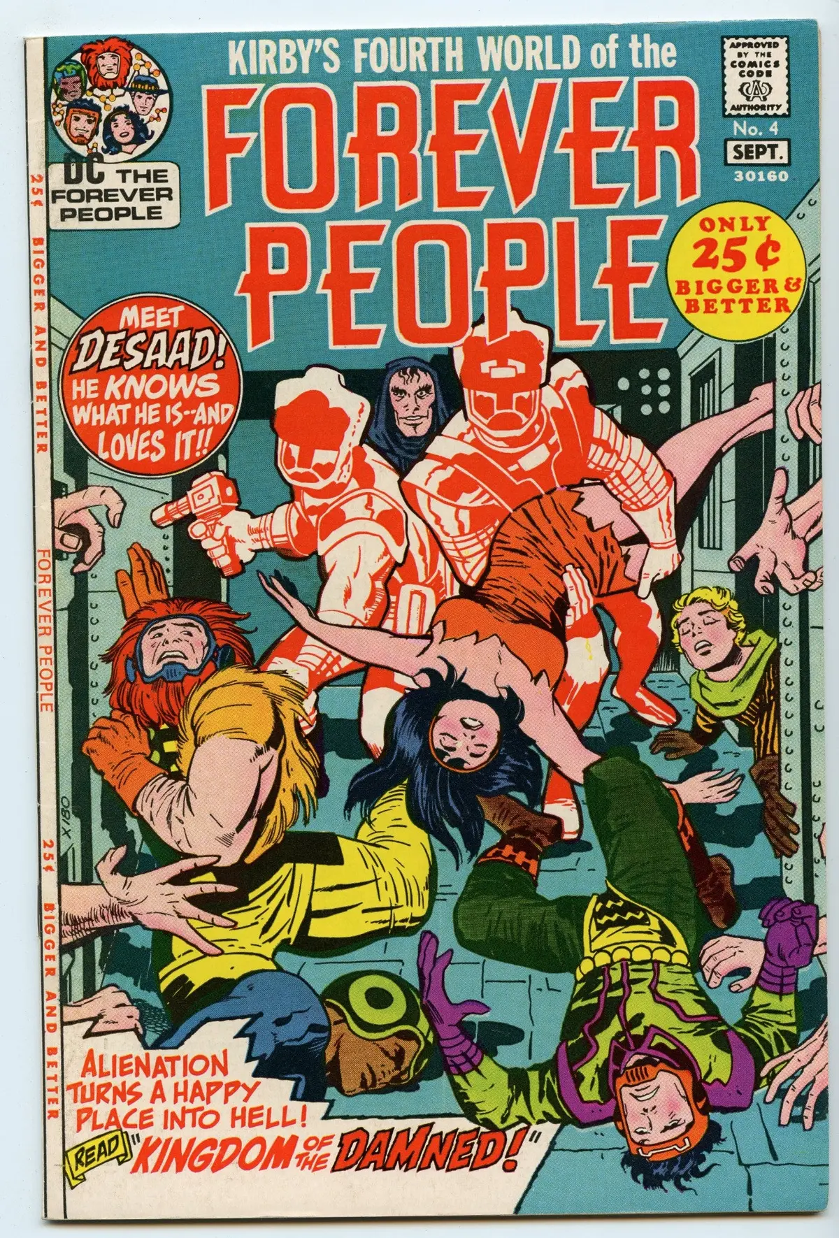 Forever People 4 (Sep 1971) Vf (8.0) 1