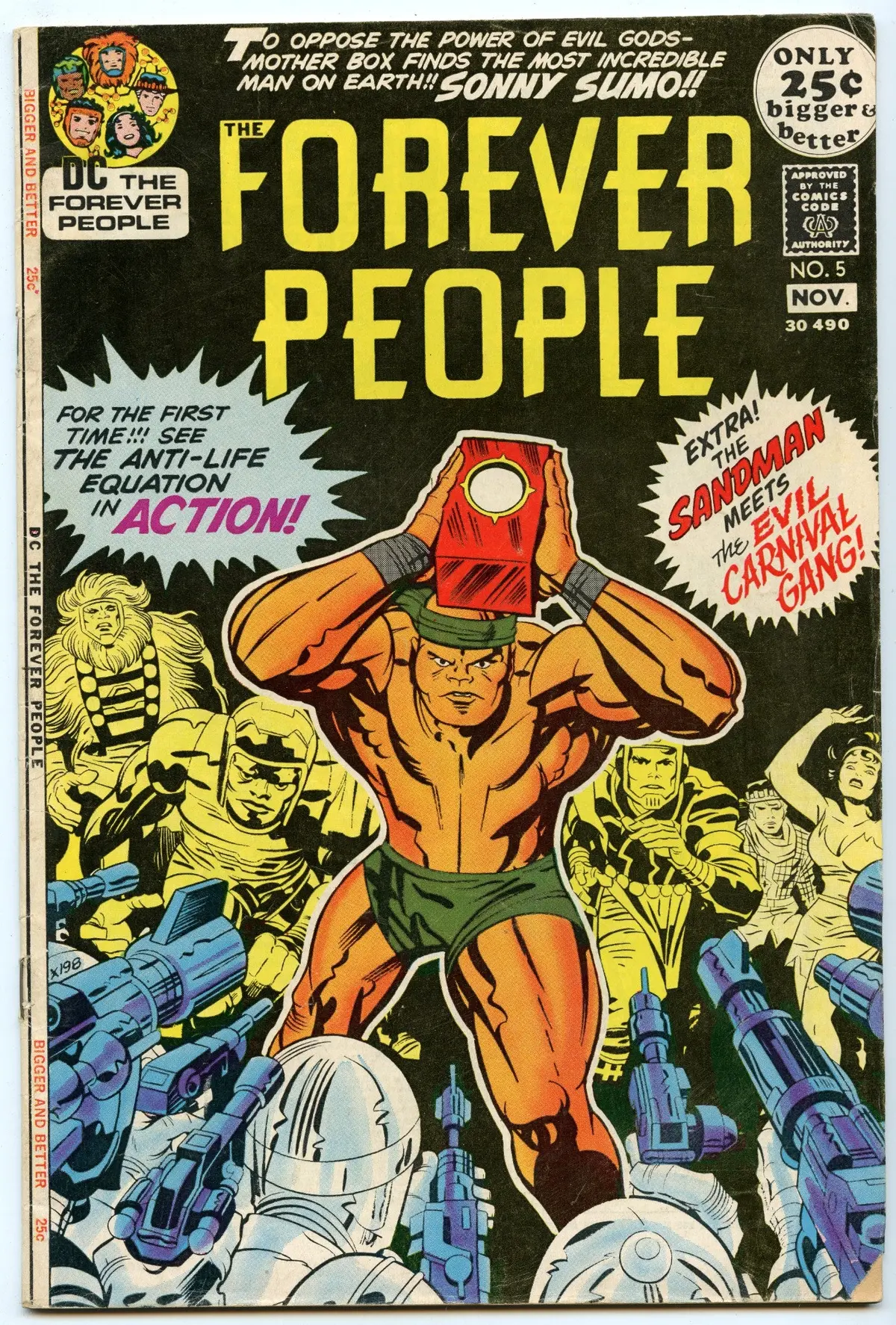 Forever People 5 (Nov 1971) Vg+ (4.5) 1