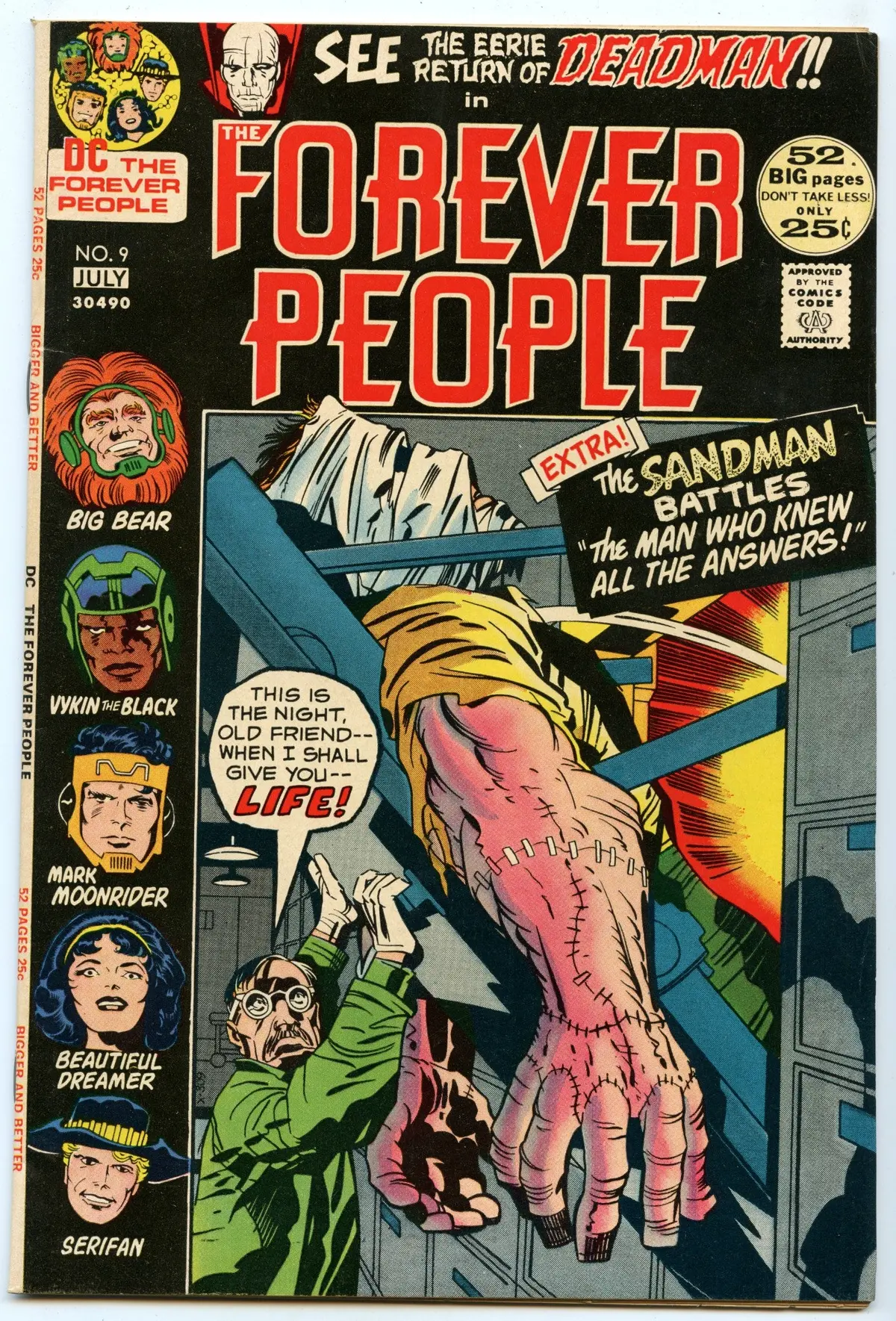 Forever People 9 (Jul 1972) Vf 8.0) 1