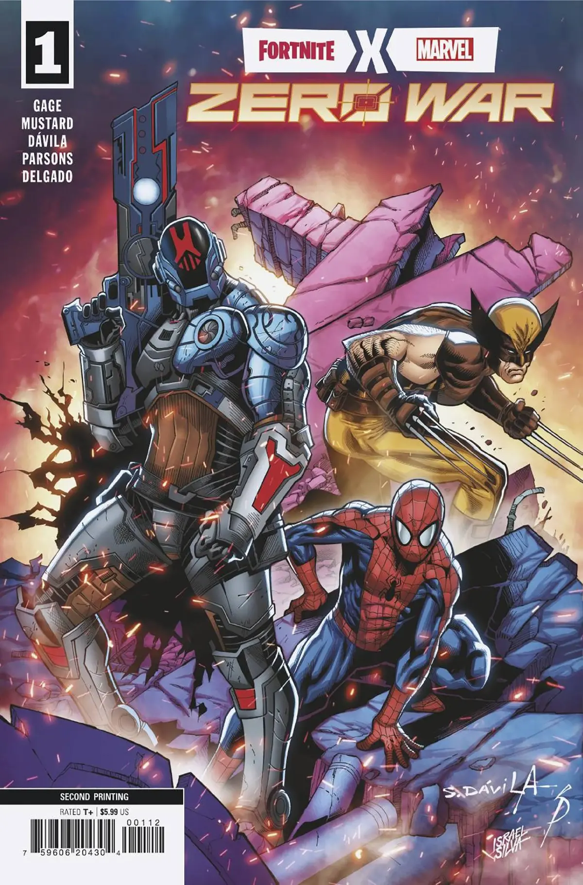 Fortnite X Marvel Zero War #1 (Of 5) Davila 2Nd Print Variant 1