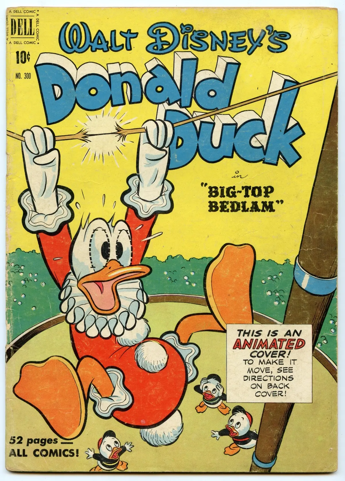 Four Color 300 (Nov 1950) Vg (4.0) - Donald Duck In Bigtop Bedlam 1
