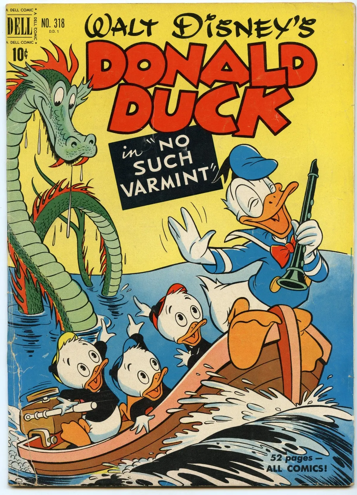 Four Color 318 (Mar 1951) Vg (4.0) - Donald Duck In No Such Varmint 1
