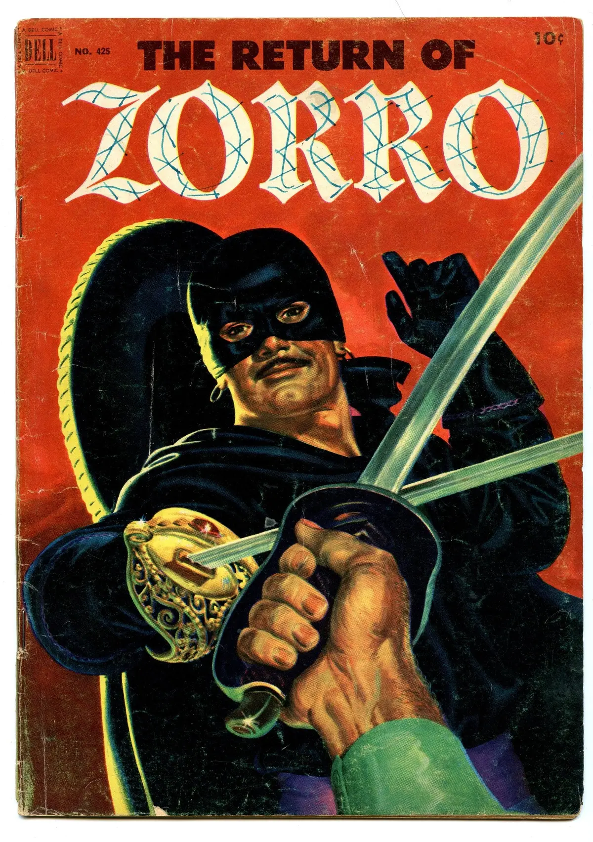 Four Color 425 (Sep 1952) Vg- (3.5) - The Return Of Zorro 1