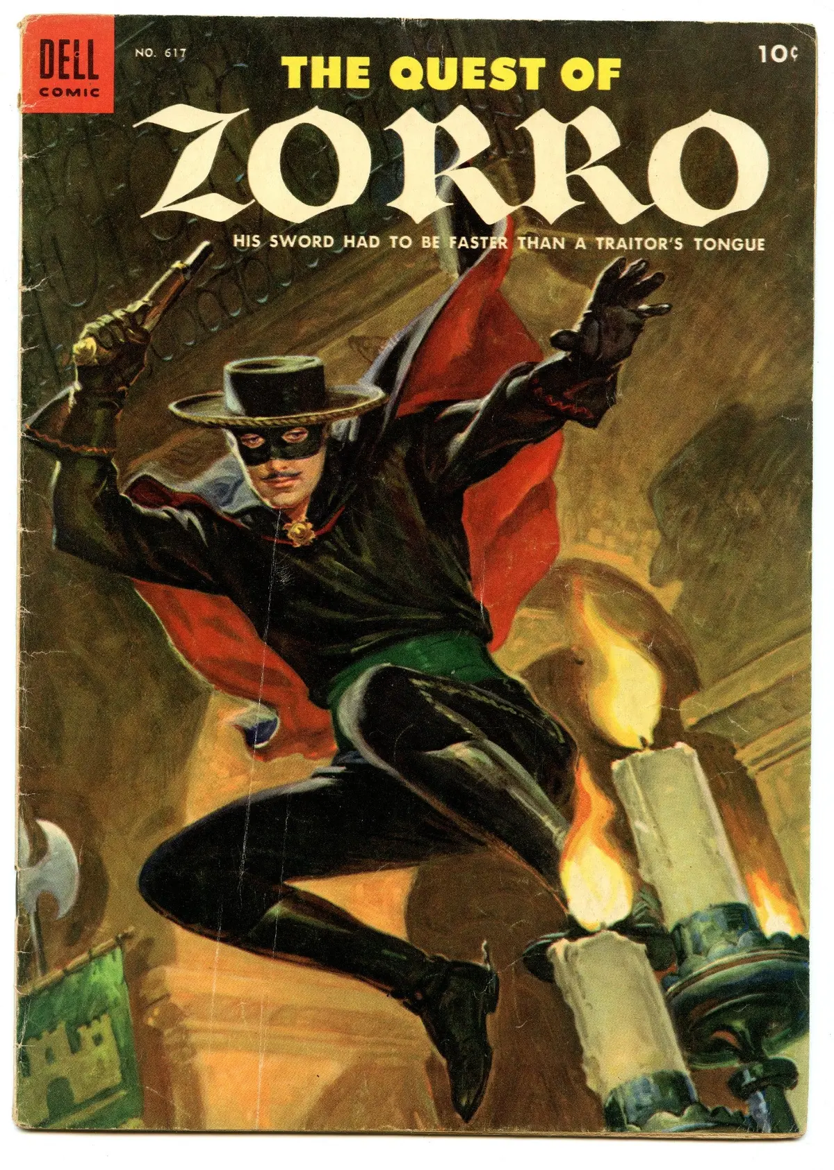 Four Color 617 (Mar 1955) Vg+ (4.5) - The Quest Of Zorro 1