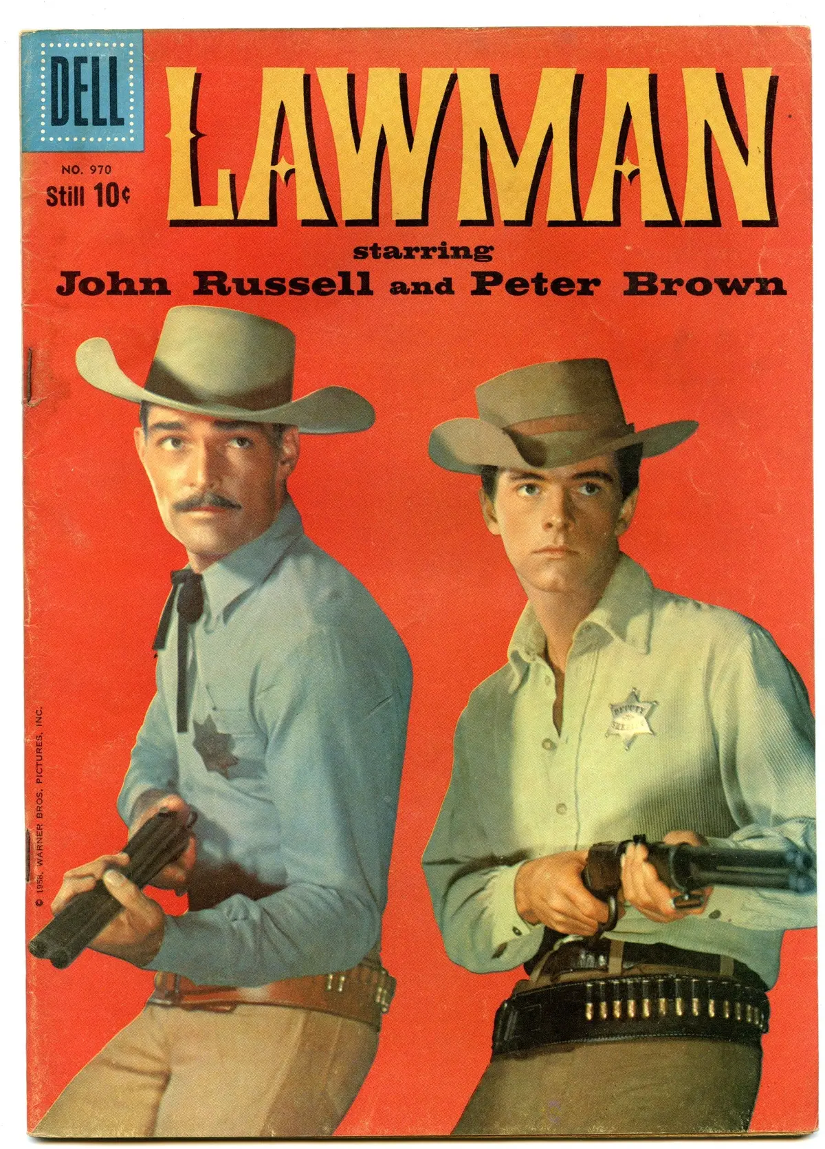 Four Color 970 (Feb 1959) Vg+ (4.5) - Lawman 1