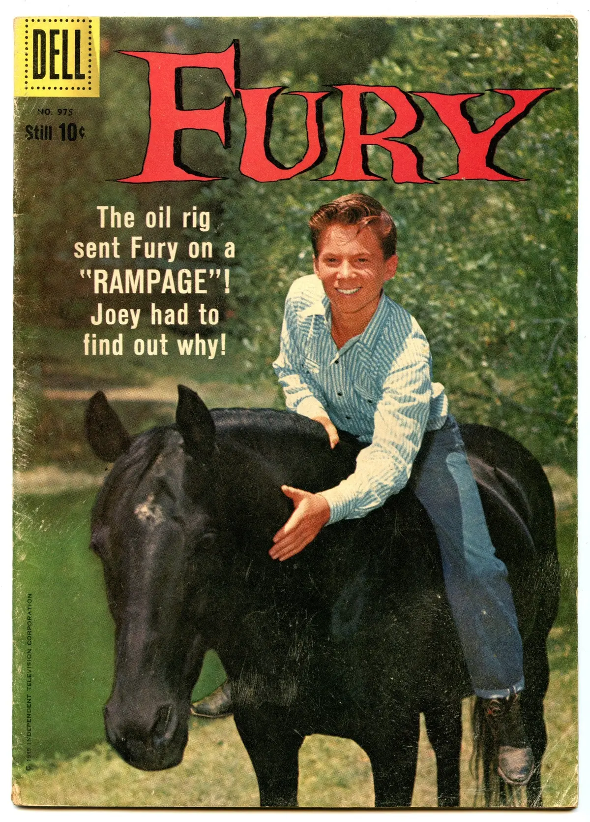 Four Color 975 (Mar 1959) Vg+ (4.5) - Fury 1
