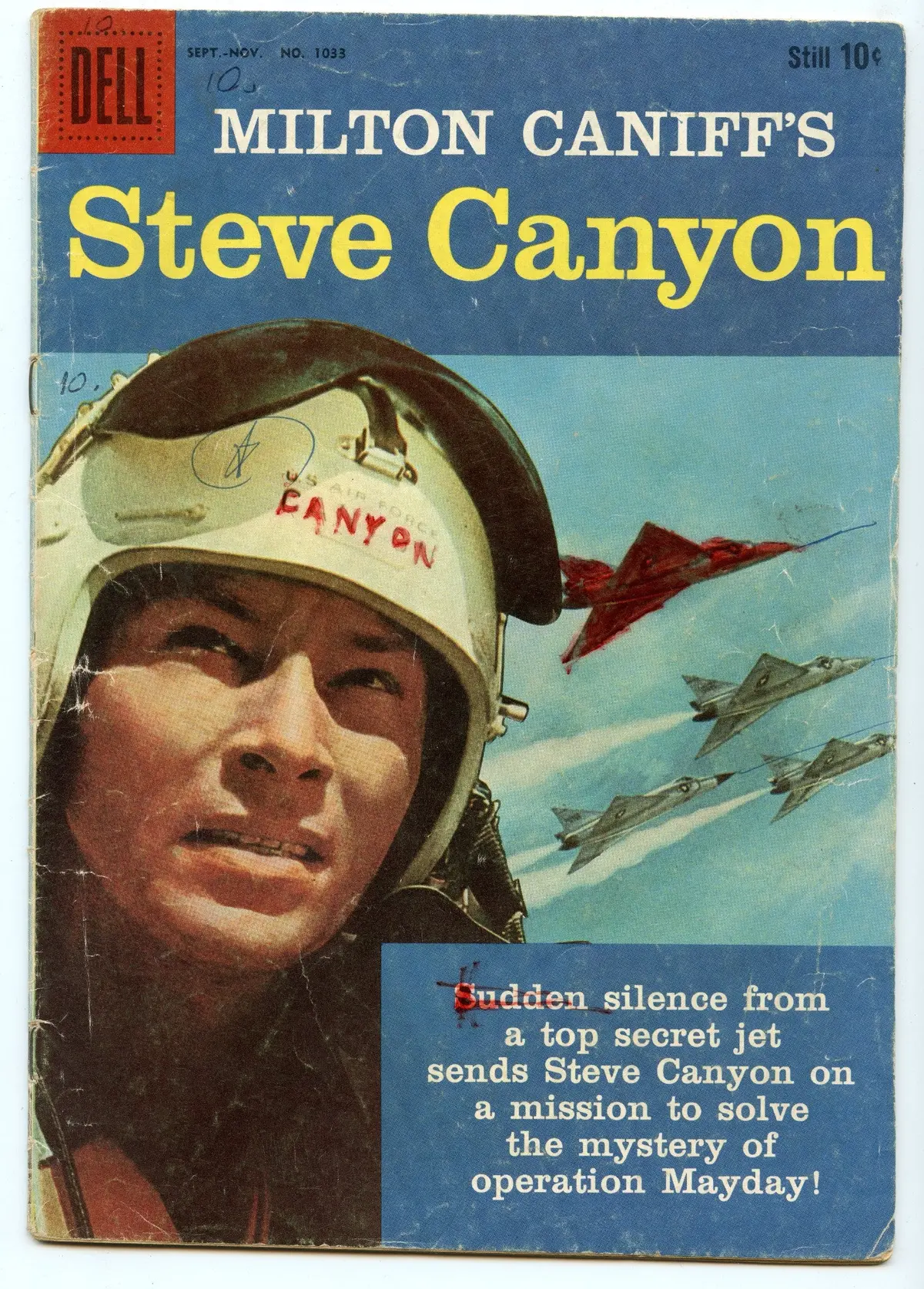 Four Color 1033 (Nov 1959) Vg- (3.5) - Milton Caniff's Steve Canyon 1