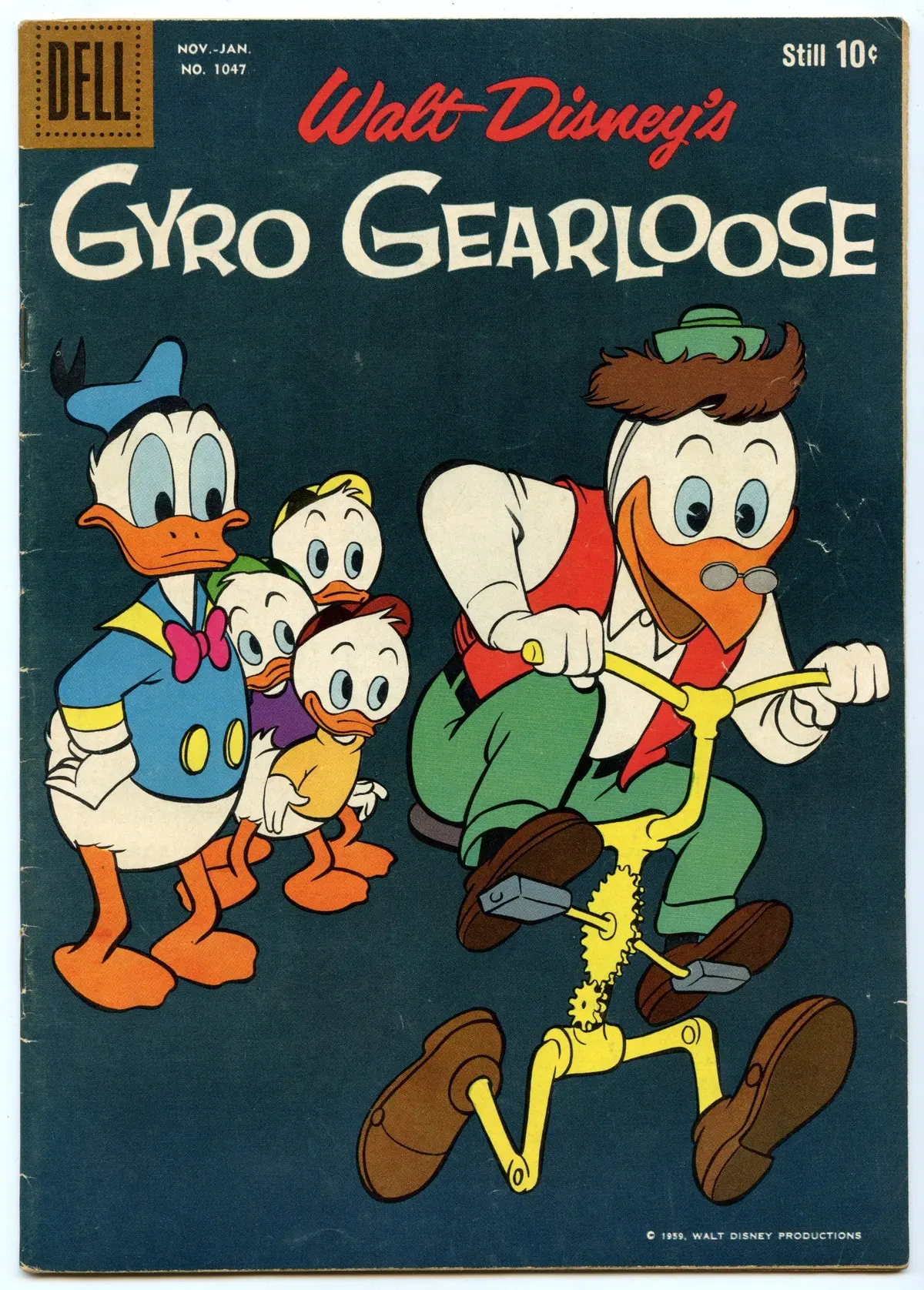 Four Color 1047 (Nov 1959) Fi (6.0) - Walt Disney's Gyro Gearloose 1