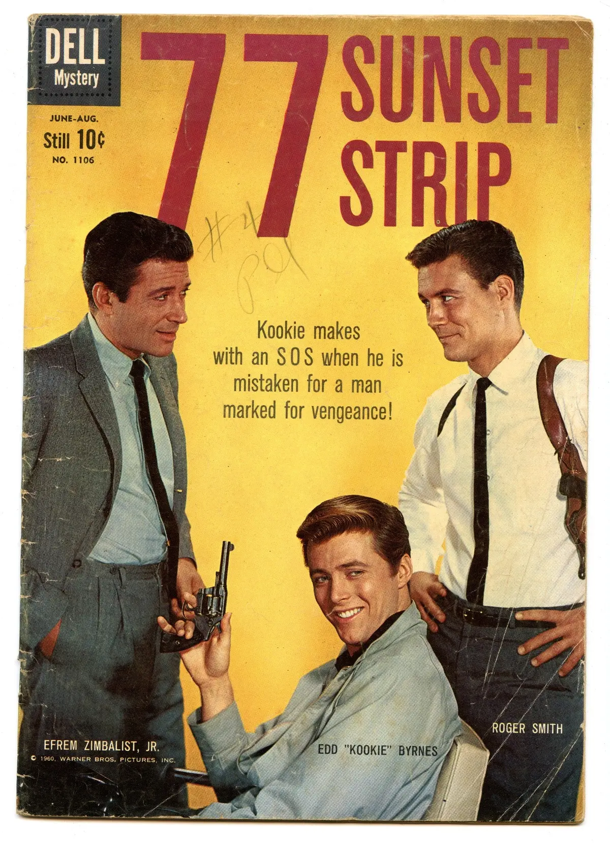 Four Color 1106 (Aug 1960) Vg- (3.5) - 77 Sunset Strip 1