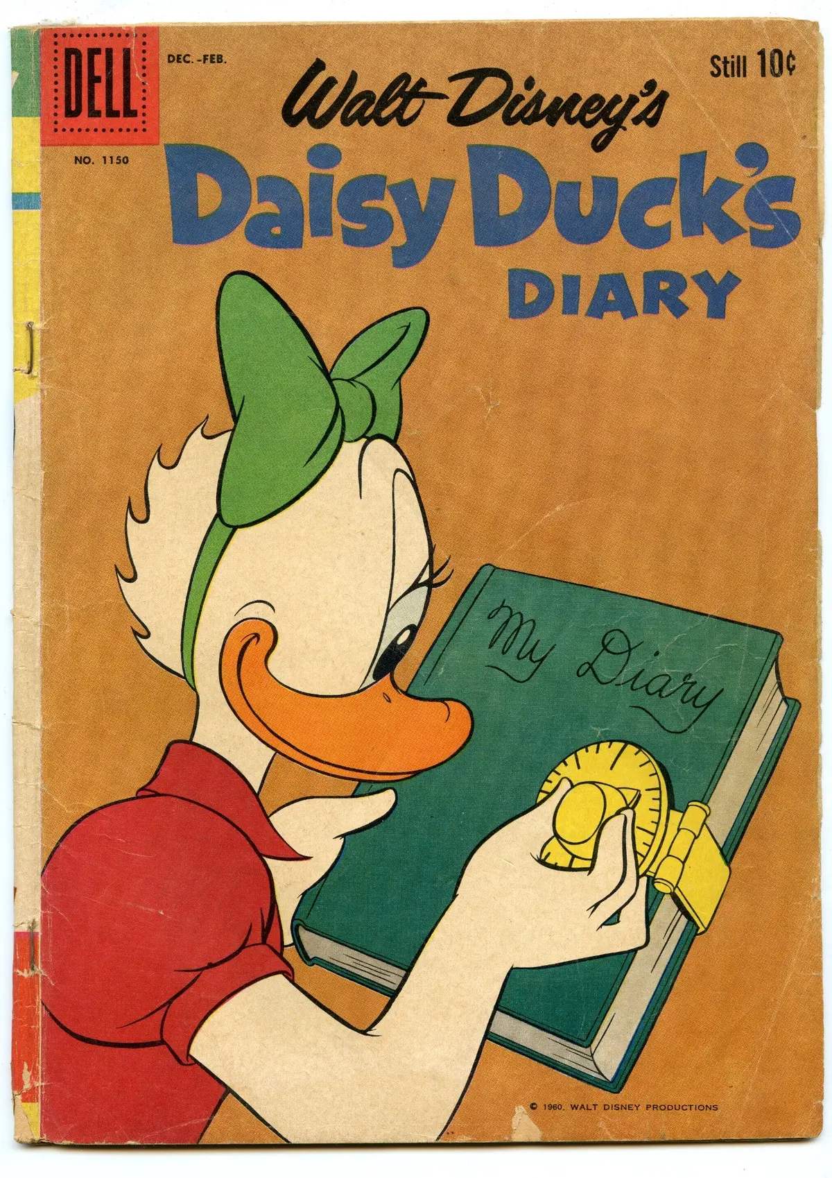 Four Color 1150 (Feb 1961) Gd/Vg (3.0) - Walt Disney's Daisy Duck's Diary 1