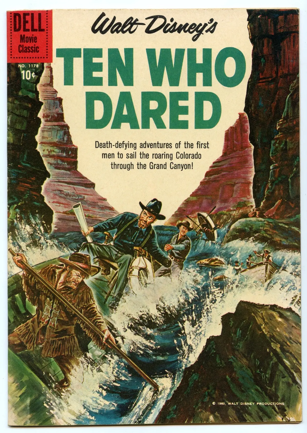 Four Color 1178 (Feb 1961) Vf+ (8.5) - Walt Disney's Ten Who Dared 1