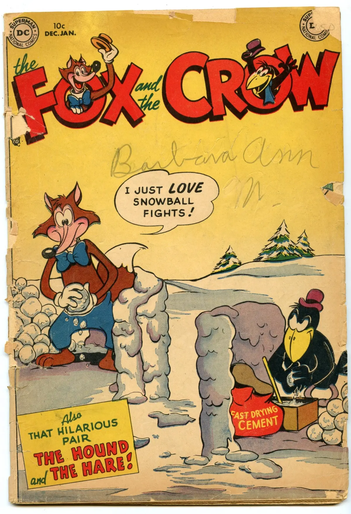 Fox & The Crow 1 (Jan 1952) Gd (2.0) 1