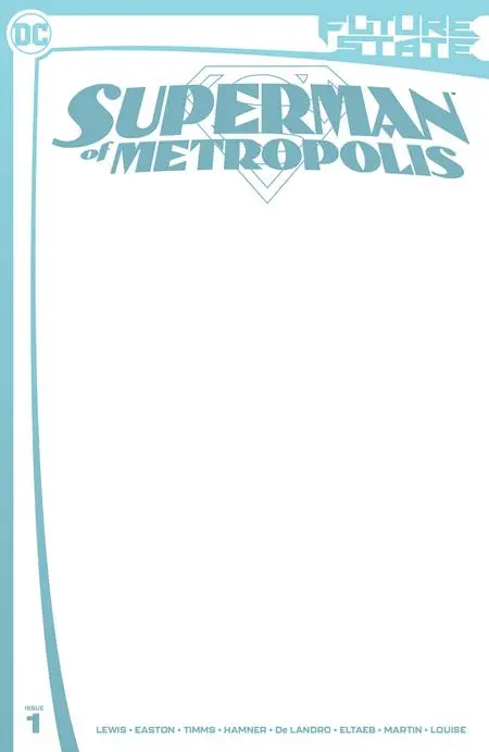 Future State Superman Of Metropolis #1 Blank Variant 1