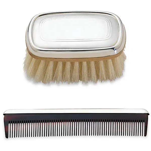 Sterling Boy's Brush & Comb Set 1