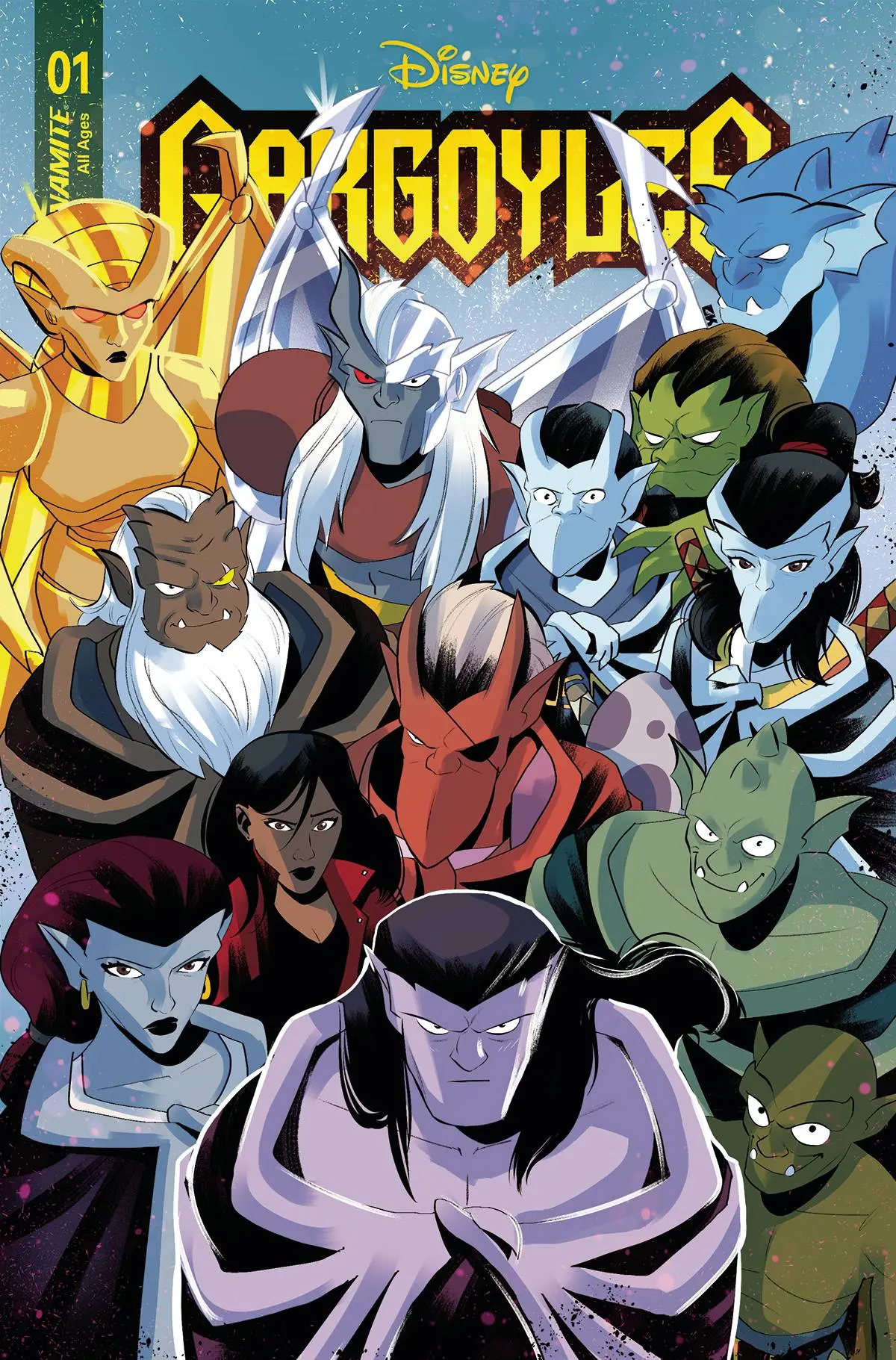 Gargoyles #1 Cvr H 10 Copy Incv Kambadais Original 1