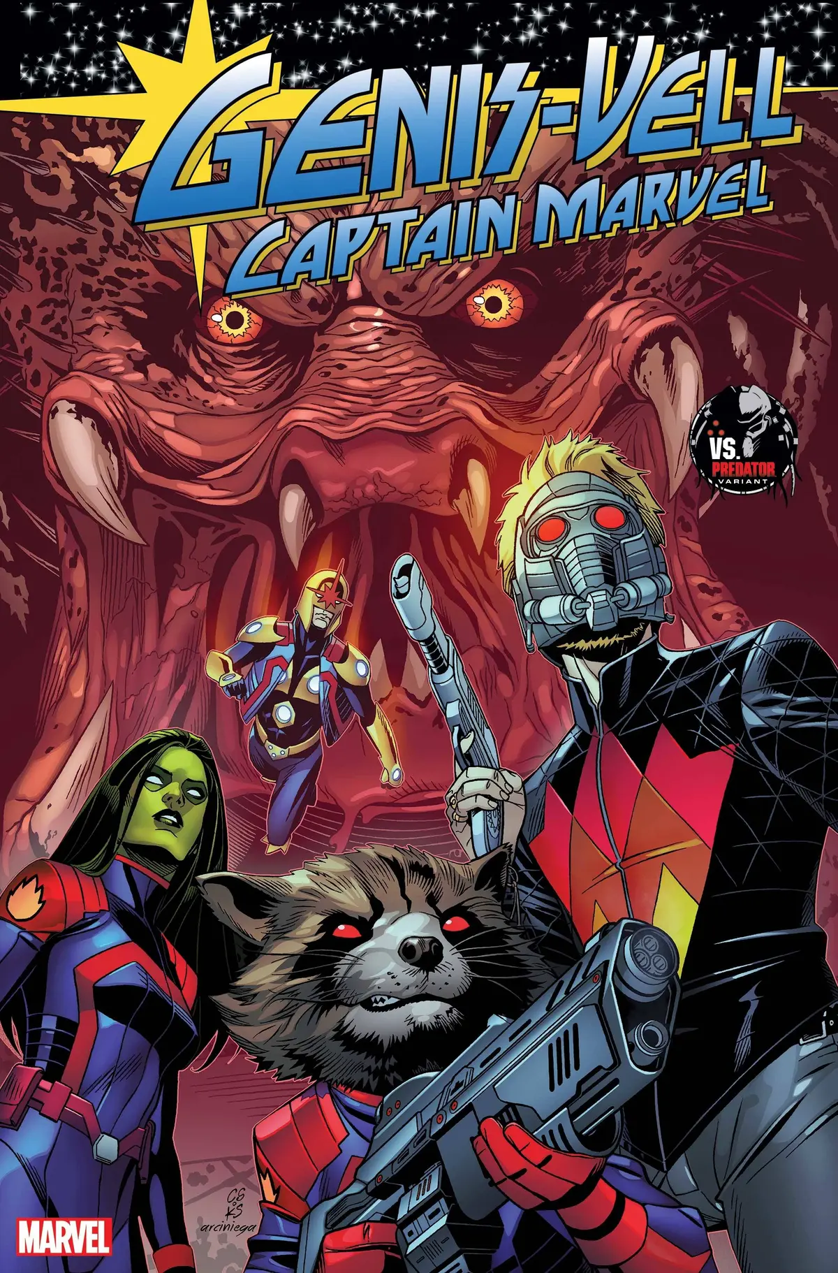 Genis-Vell Captain Marvel #2 (Of 5) Sprouse Predator Var 1
