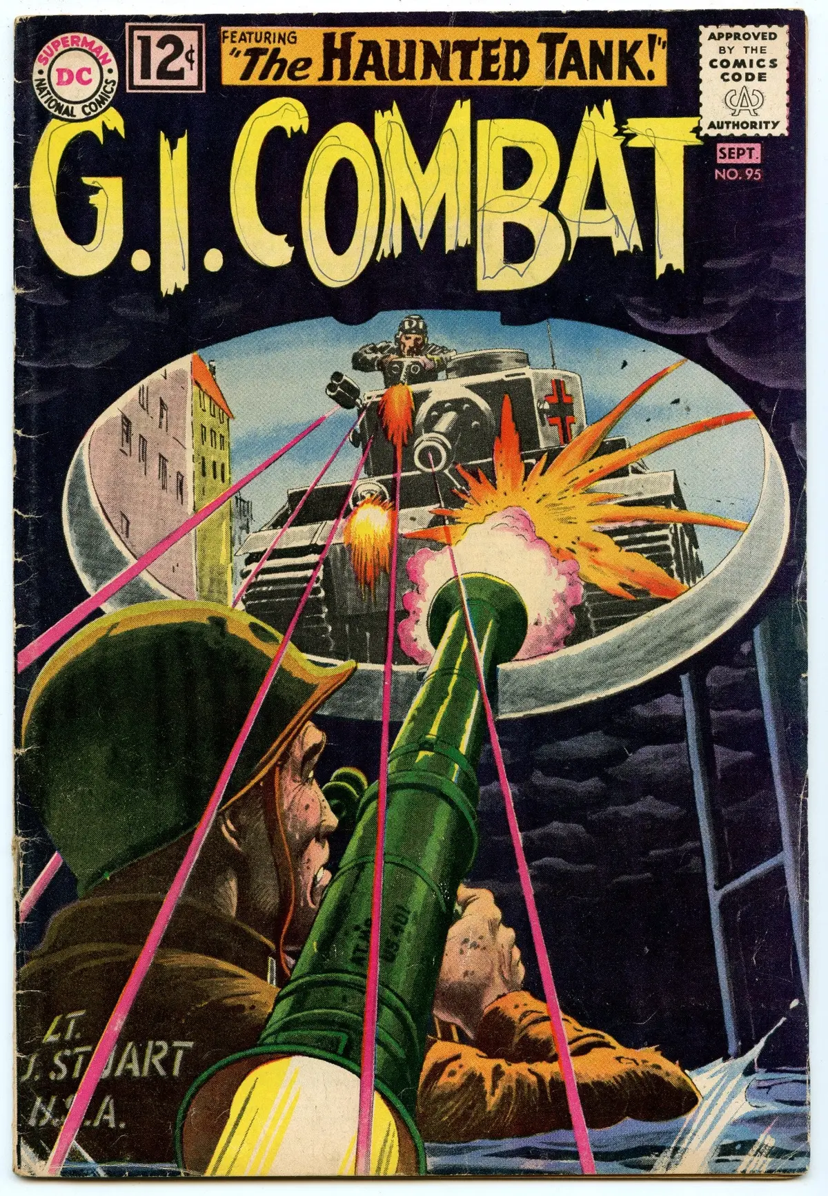 G.I. Combat 95 (Sep 1962) Vg- (3.5) 1