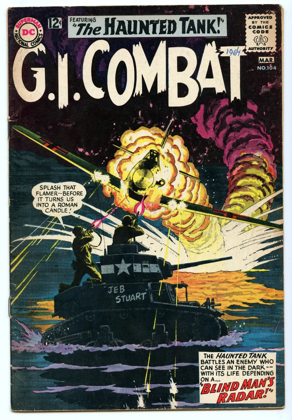 G.I. Combat 104 (Mar 1964) Vg+ (4.5) 1