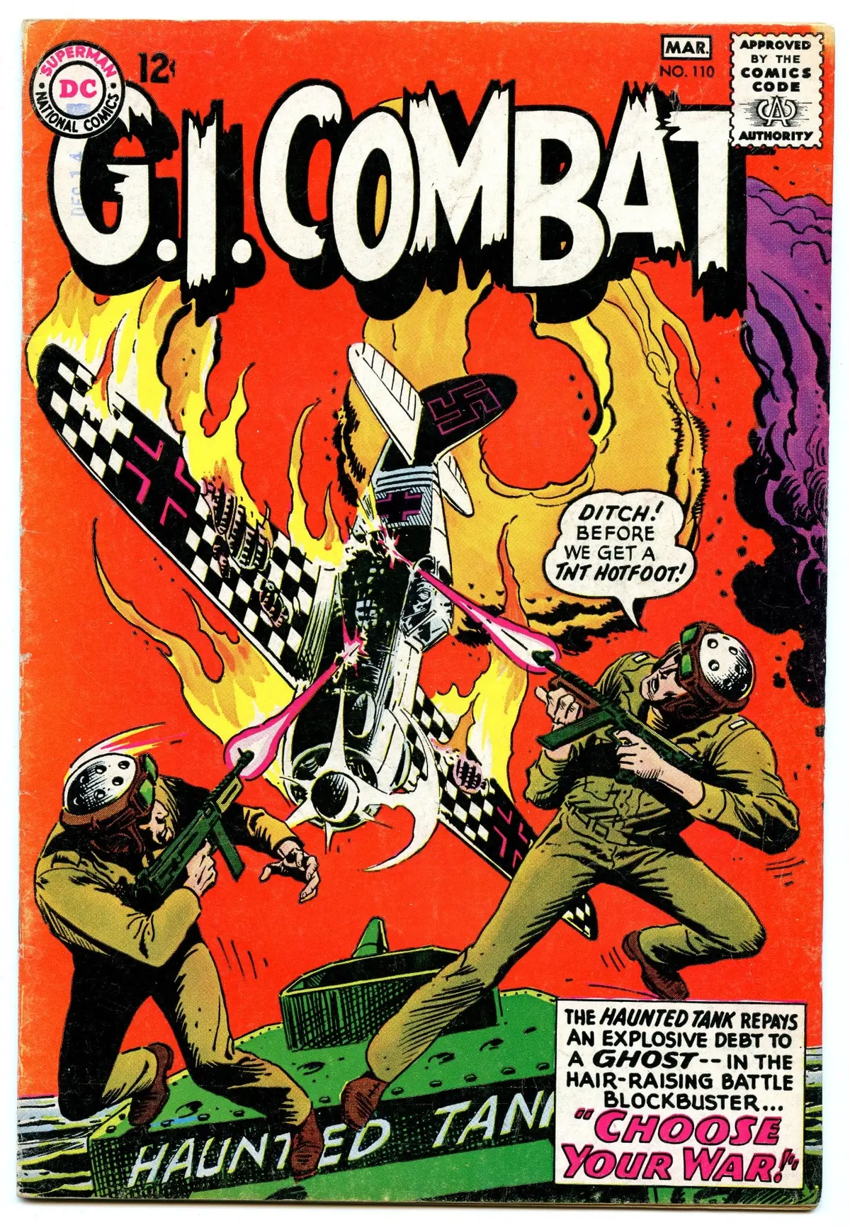 G.I. Combat 110 (Mar 1965) Vg/Fi (5.0) 1