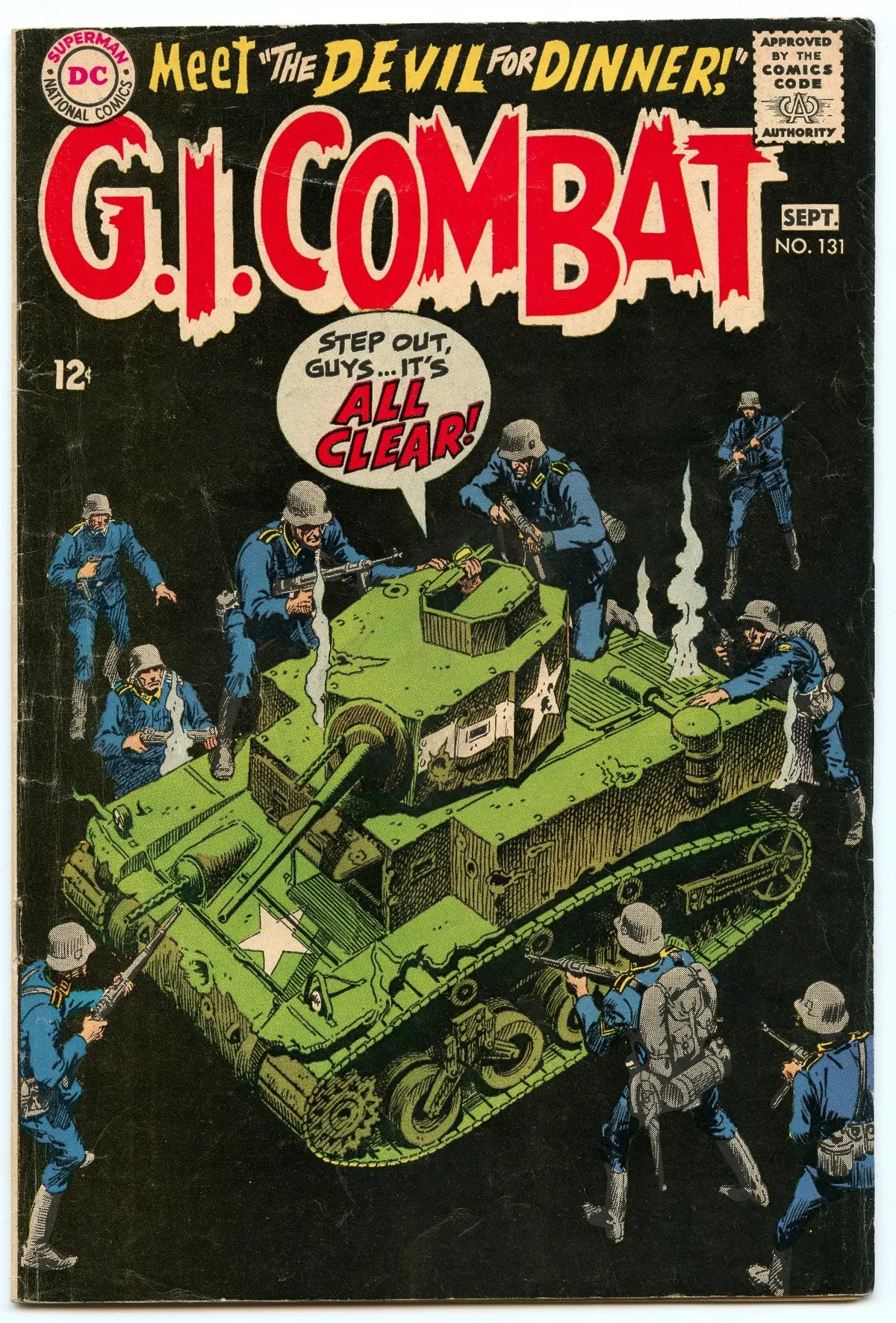 G.I. Combat 131 (Sep 1968) Vg (4.0) 1