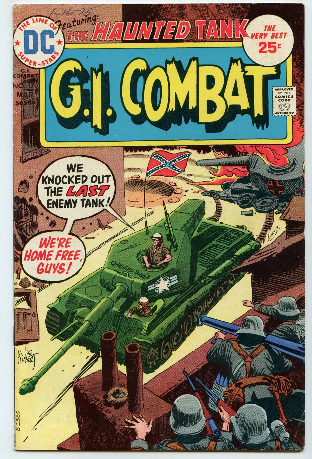 G.I. Combat 176 (Apr 1975) Vg/Fi (5.0) 1