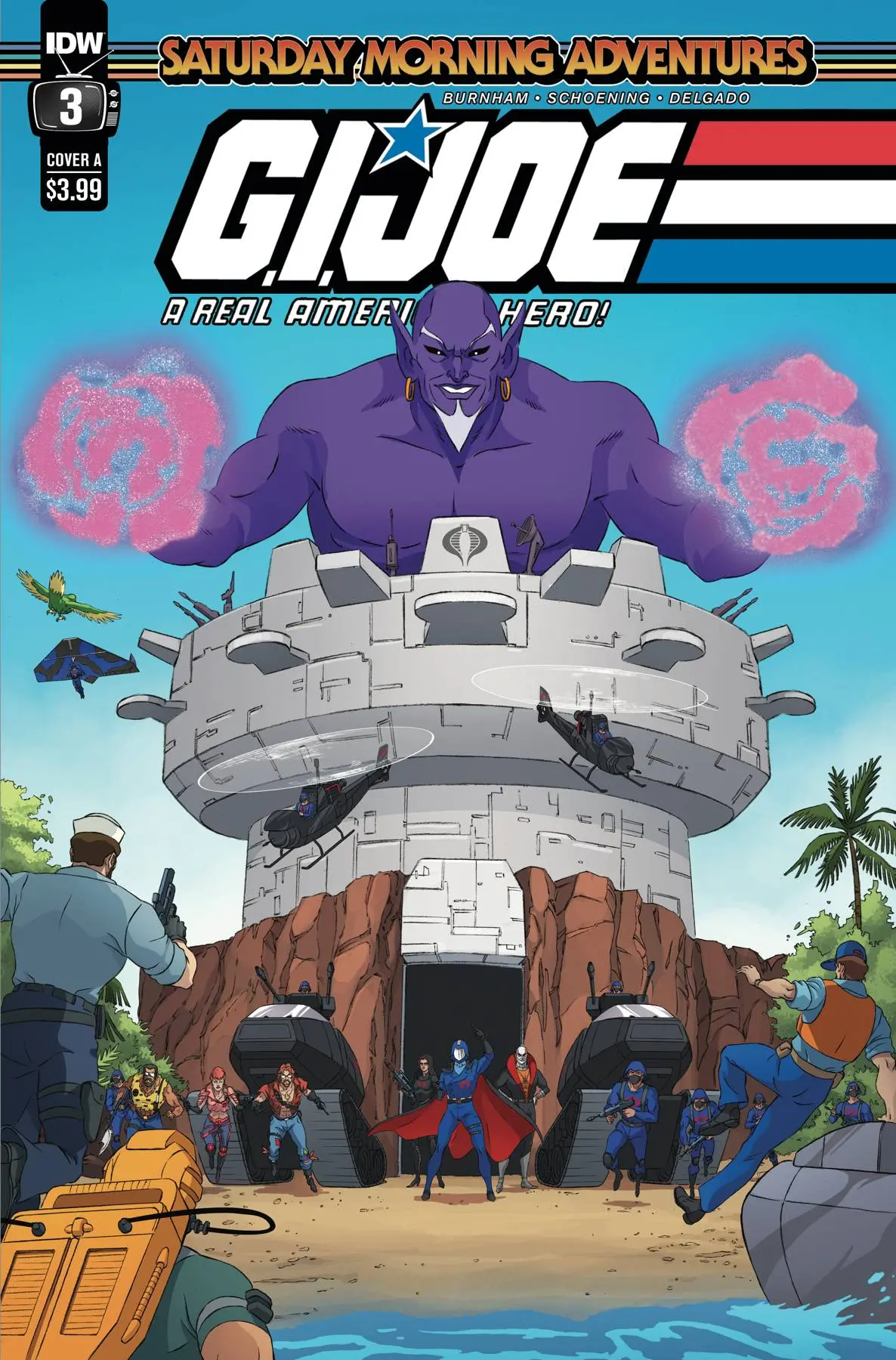 Gi Joe Rah Saturday Morning Adv #3 (Of 4) Cvr A Schoening 1
