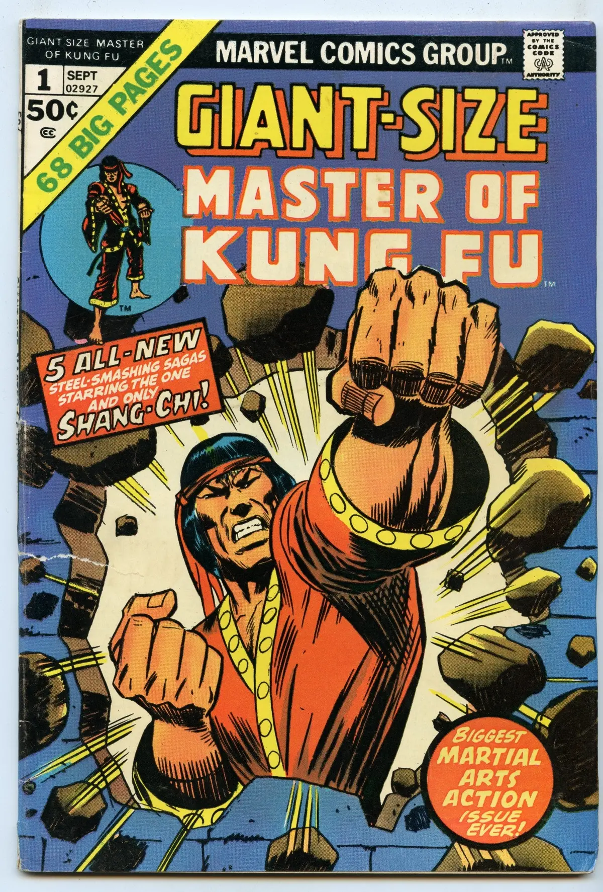 Giant-Size Master Of Kung Fu 1 (Sep 1974) Gd/Vg (3.0) 1