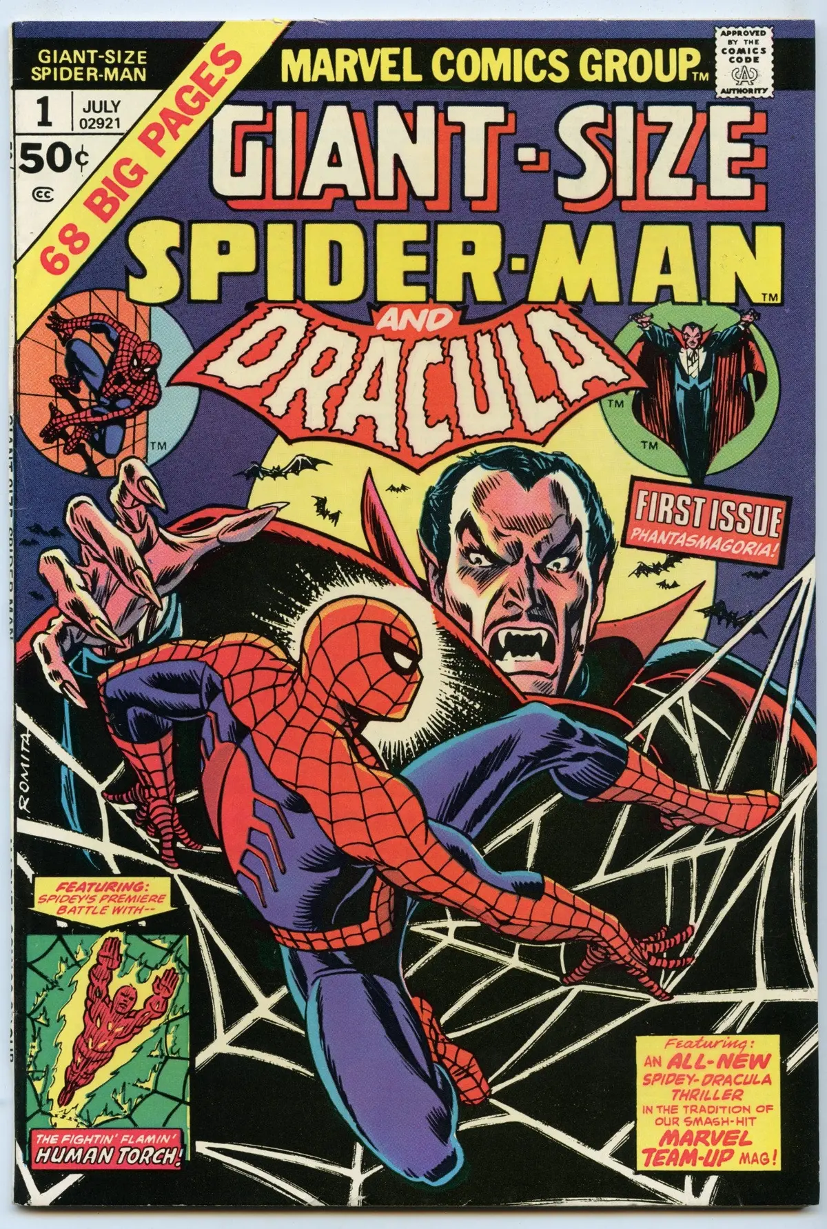 Giant-Size Spider-Man 1 (Jul 1974) Vf/Nm (9.0) 1