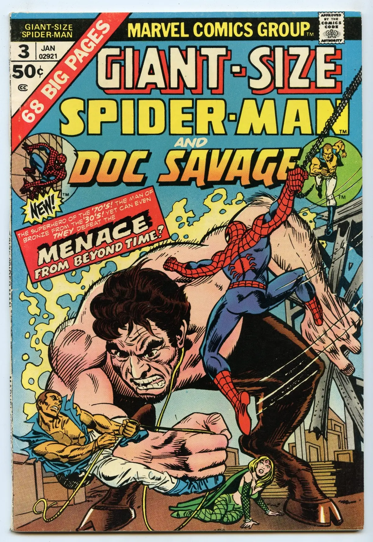 Giant-Size Spider-Man 3 (Jan 1975) Fi/Vf (7.0) 1