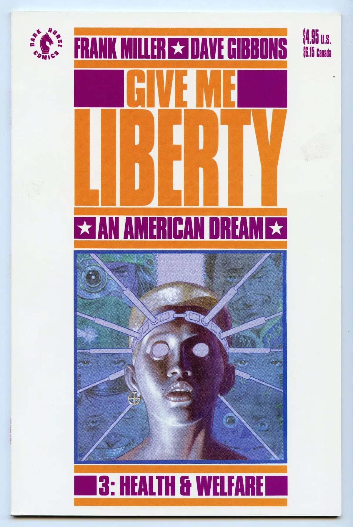 Give Me Liberty 3 (Dec 1990) Nm- (9.2) 1