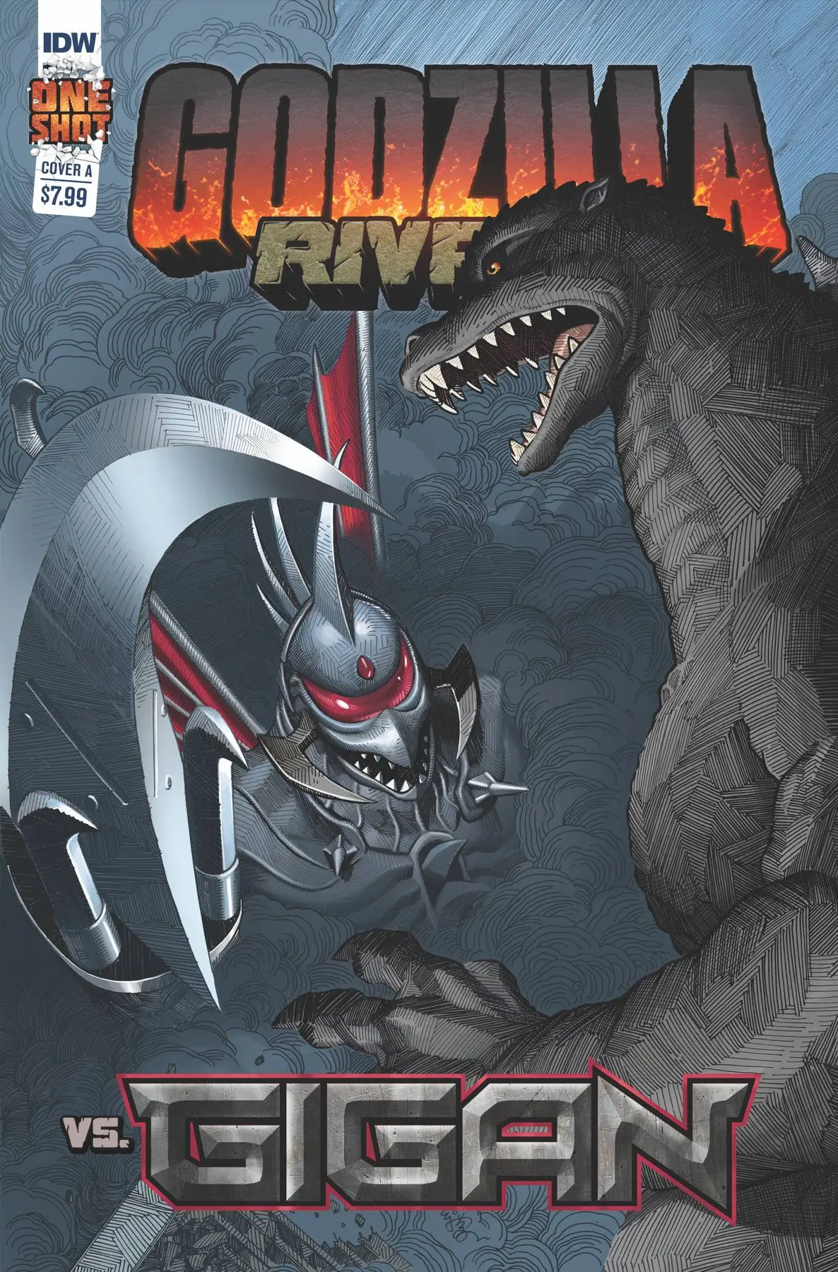 Godzilla Rivals Vs Gigan Oneshot Cvr A Ej Su 1