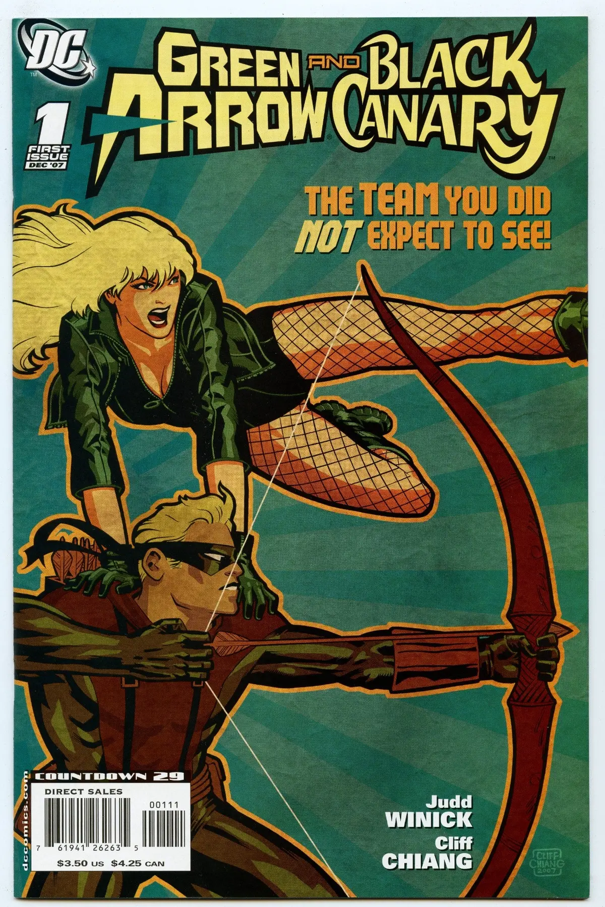 Green Arrow & Black Canary 1 (Dec 2007) Nm- (9.2) 1