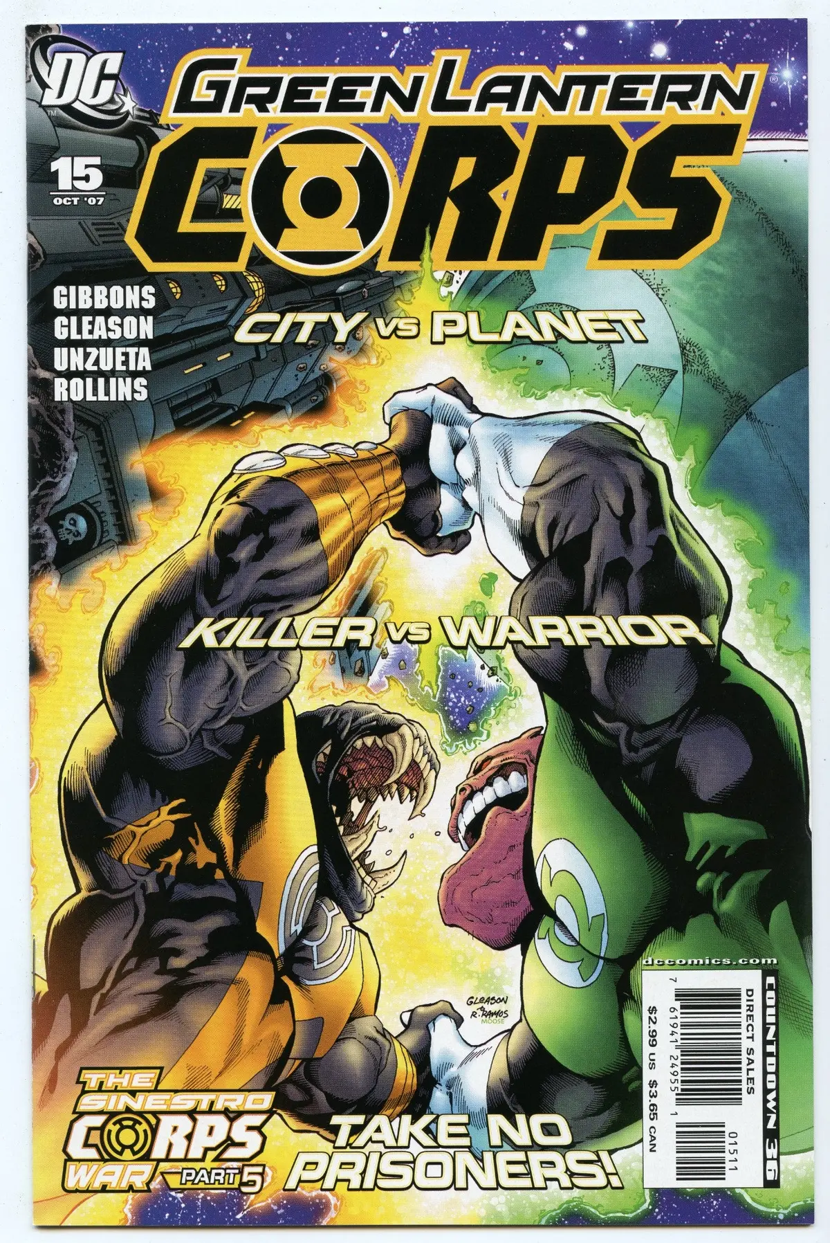 Green Lantern Corps 15 (Oct 2007) Nm- (9.2) 1