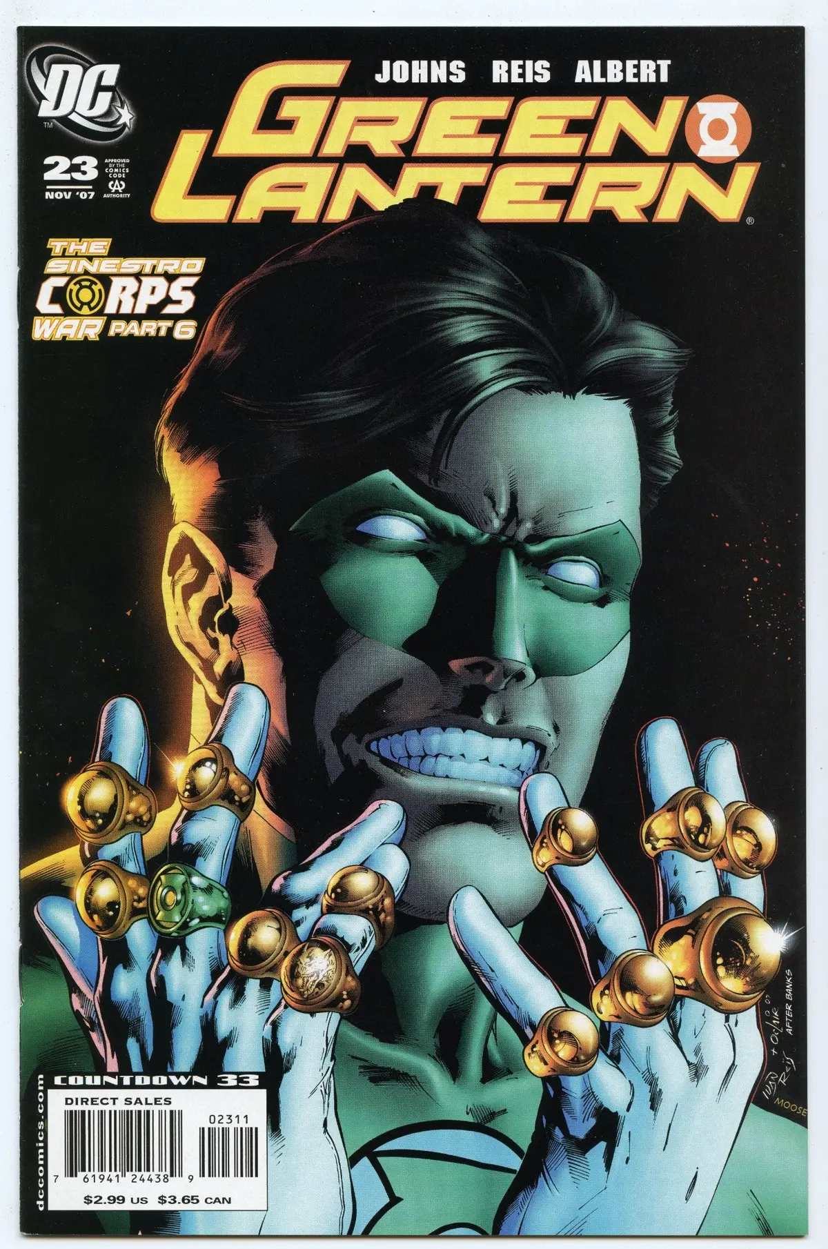 Green Lantern V4 23 (Nov 2007) Nm- (9.2) 1