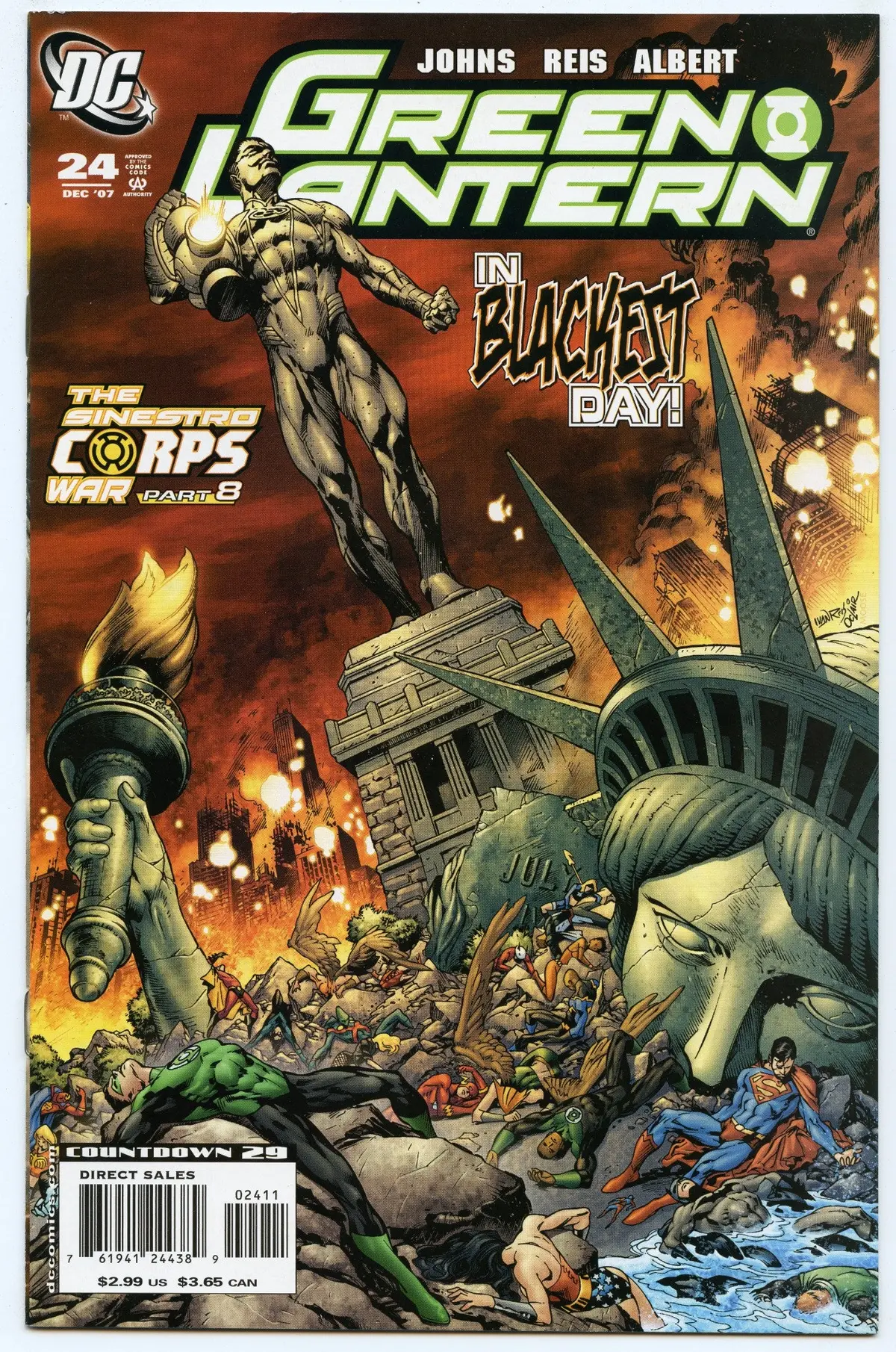 Green Lantern V4 24 (Dec 2007) Nm- (9.2) 1