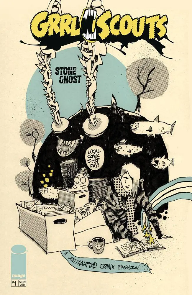 Grrl Scouts Stone Ghost #1 (Of 6) Lcsd 2021 Var (Mr) 1
