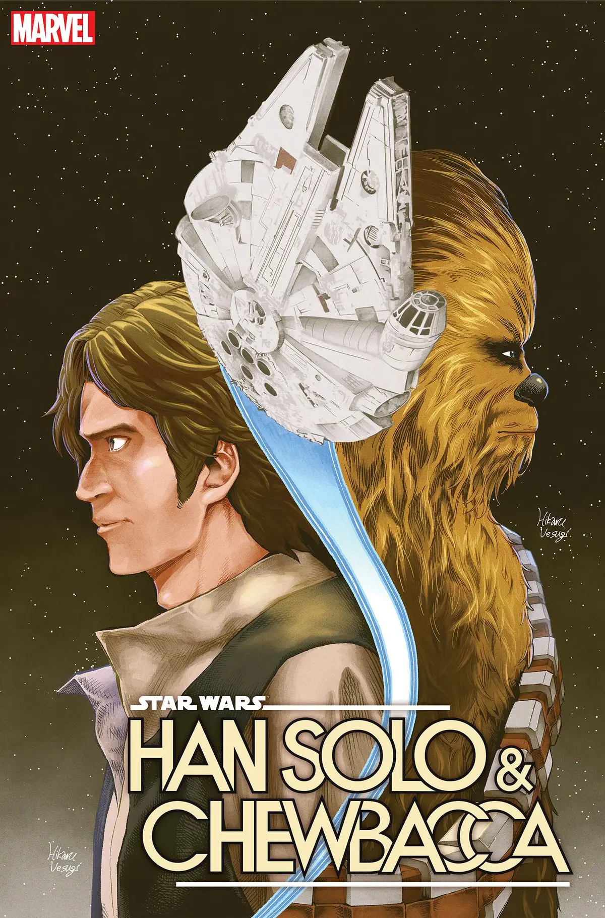 Star Wars Han Solo Chewbacca #3 Uesugi Japanese Creator Var 1