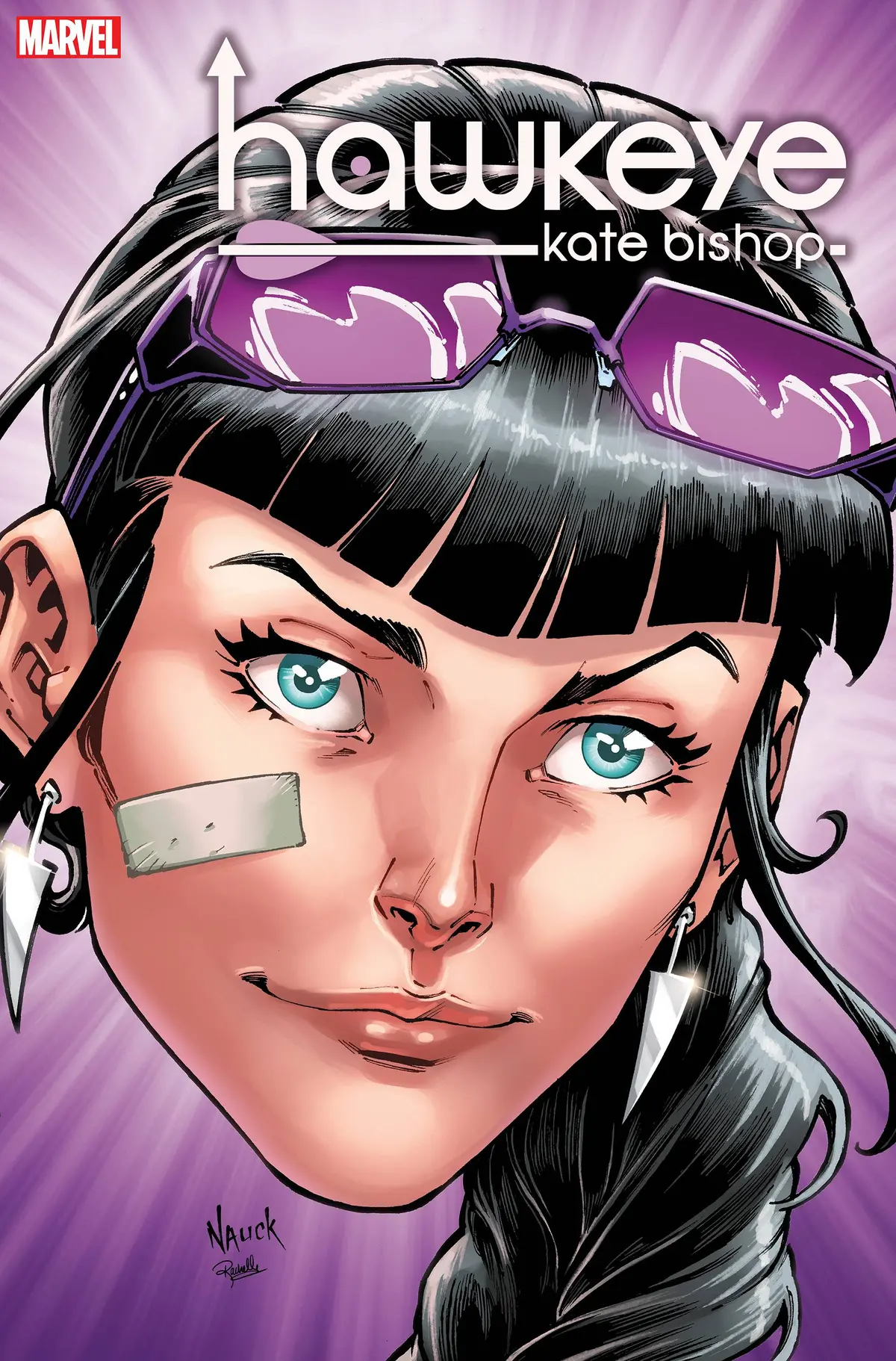 Hawkeye #1 (Of 5) Nauck Headshot Var 1