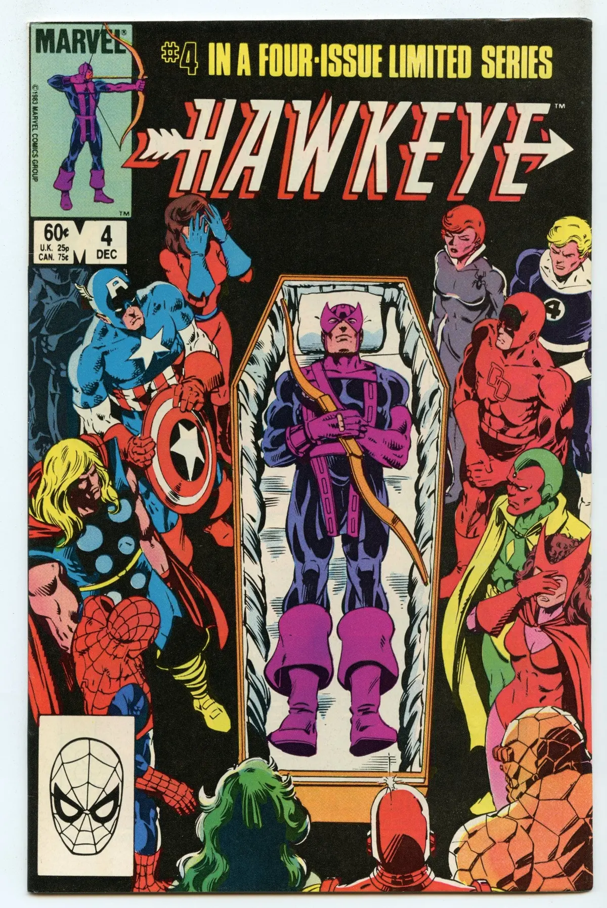 Hawkeye 4 (Dec 1983) Vf/Nm (9.0) 1