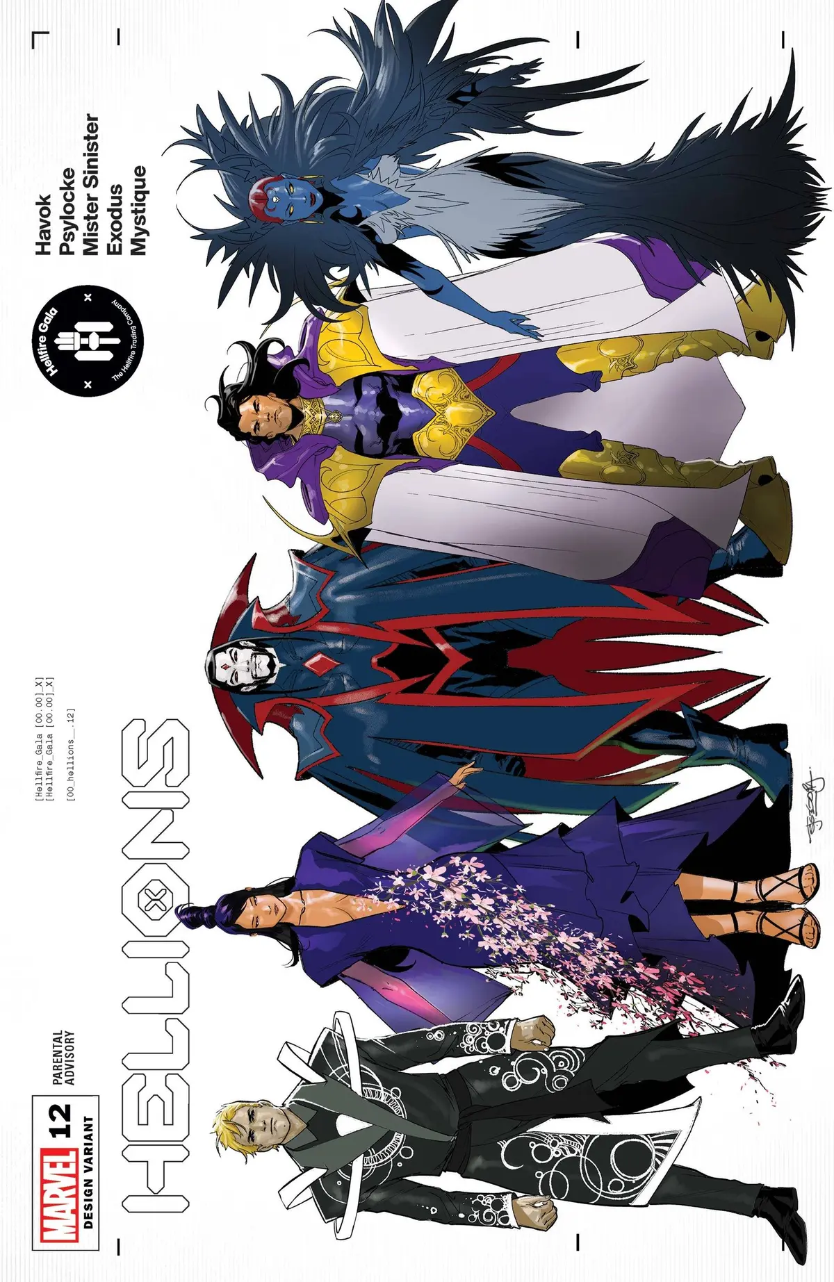 Hellions #12 Segovia Character Design Var Gala 1