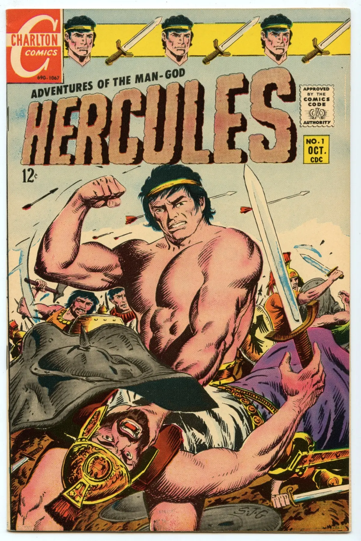 Hercules 1 (Oct 1967) Vf/Nm (9.0) 1