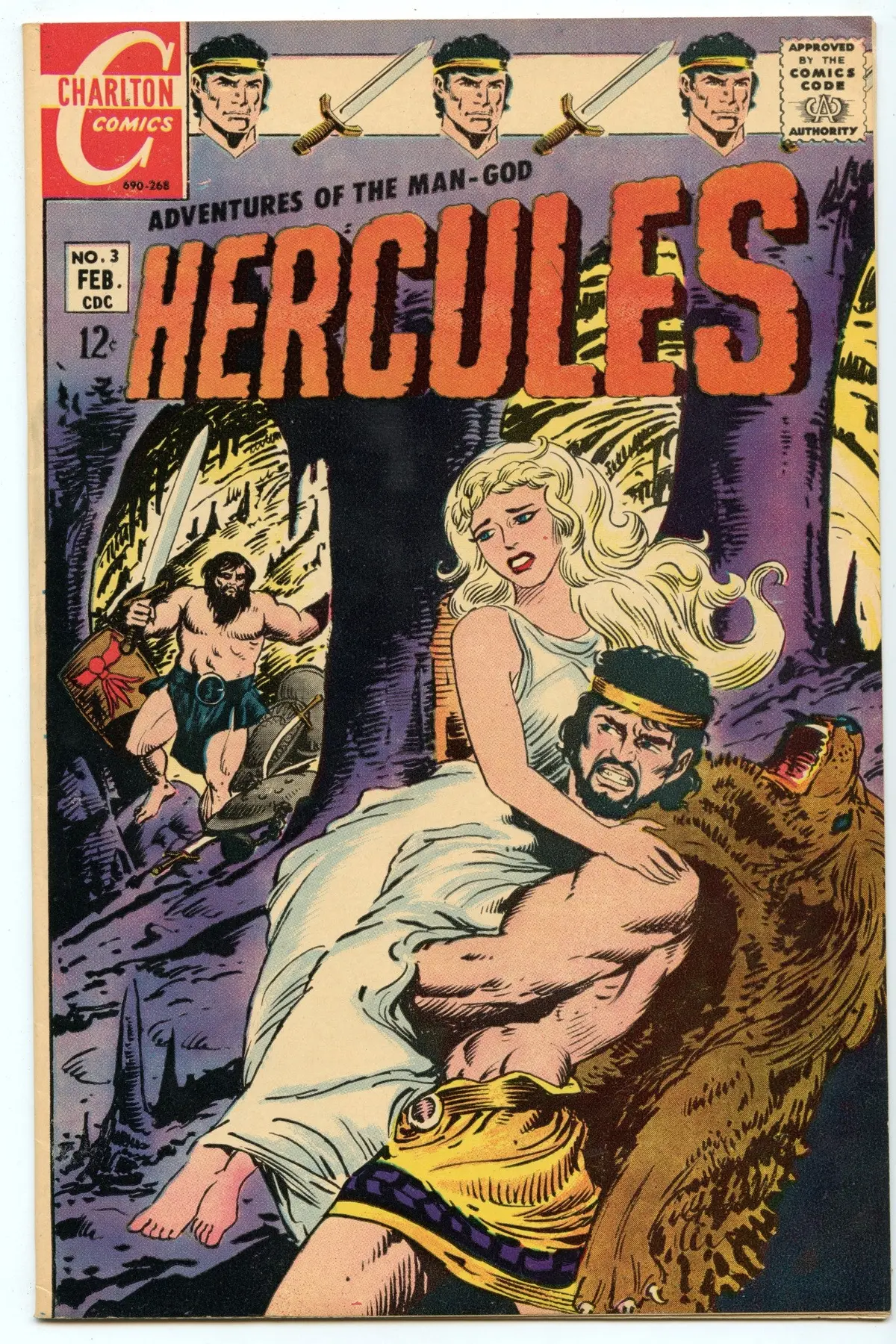 Hercules 3 (Feb 1968) Vf/Nm (9.0) 1
