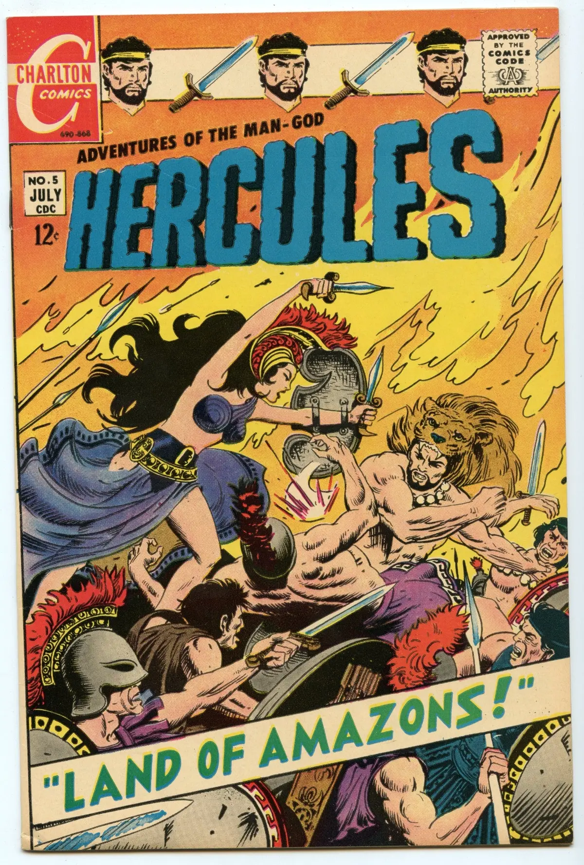 Hercules 5 (Jul 1968) Vf/Nm (9.0) 1