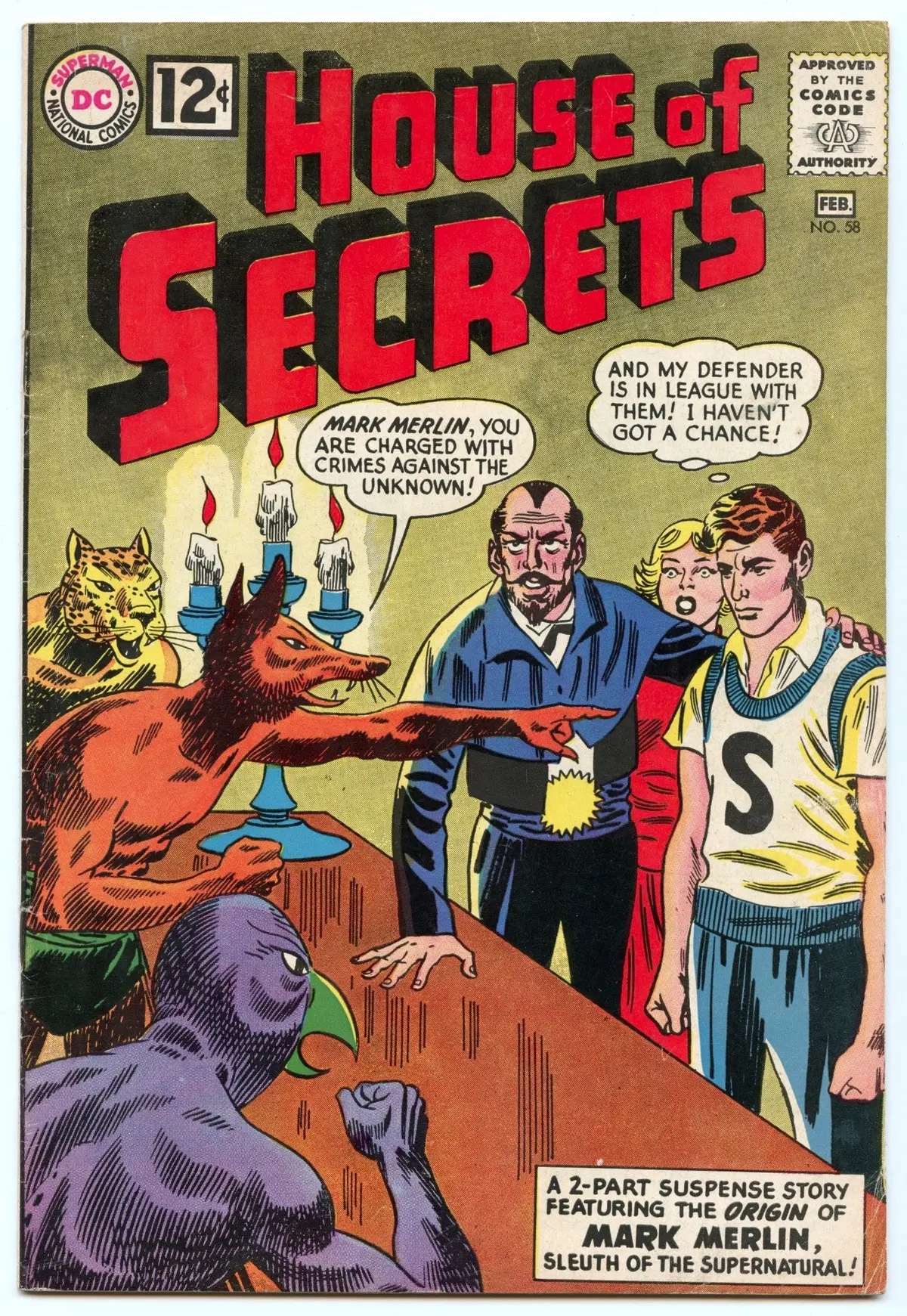 House Of Secrets 58 (Feb 1963) Fi- (5.5) 1