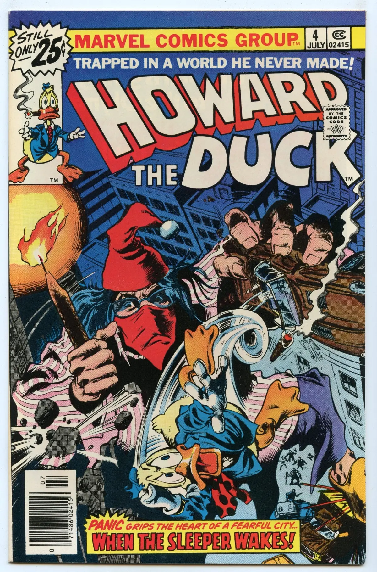 Howard The Duck 4 (Jul 1976) Vf/Nm (9.0) 1