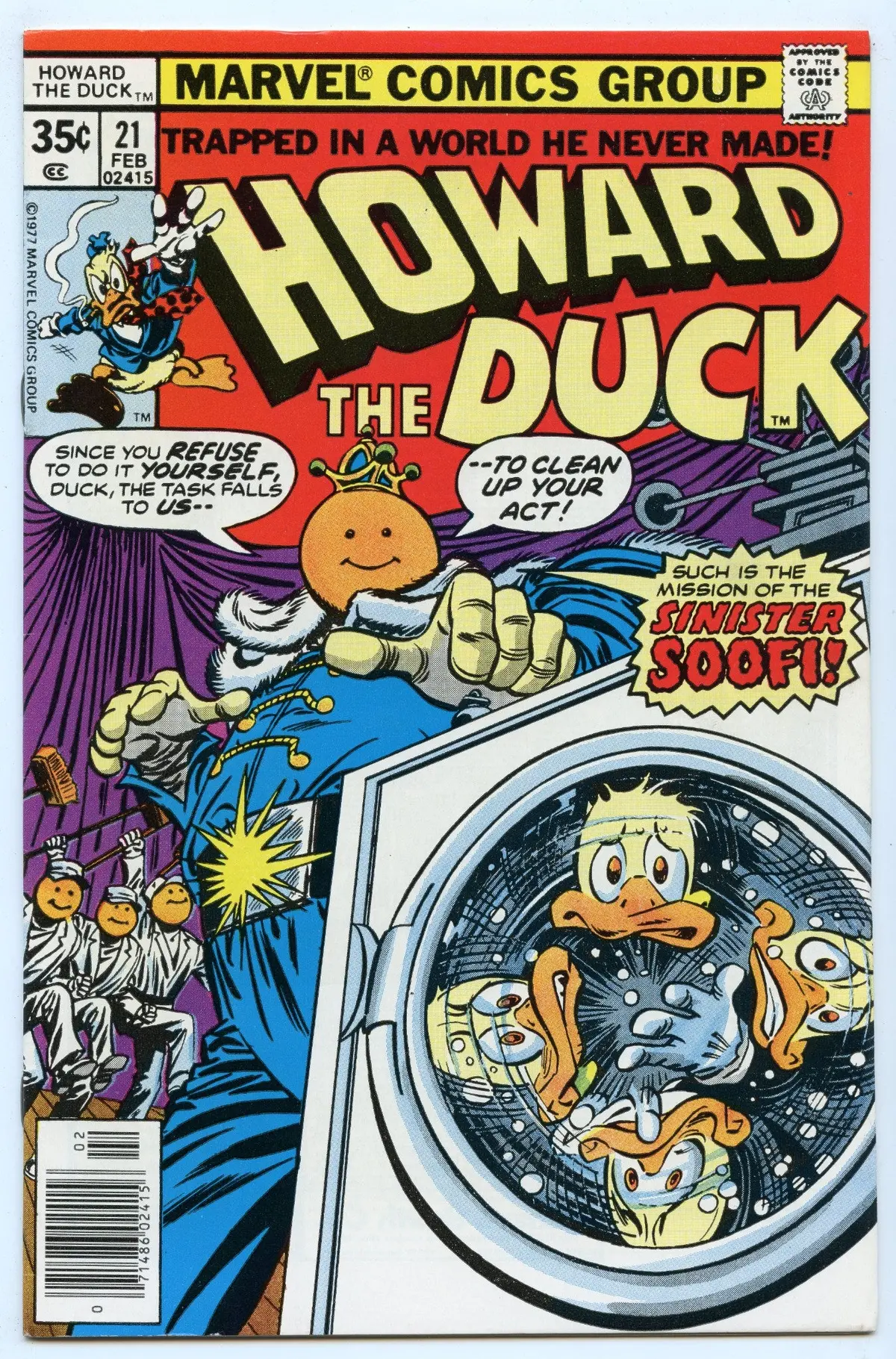 Howard The Duck 21 (Feb 1978) Vf+ (8.5) 1