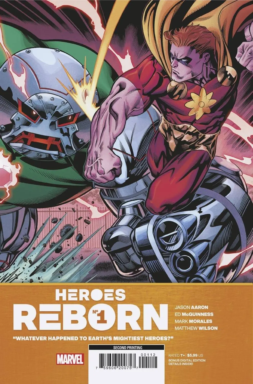 Heroes Reborn #1 (Of 7) 2Nd Ptg Mcguinness Ptg Var 1