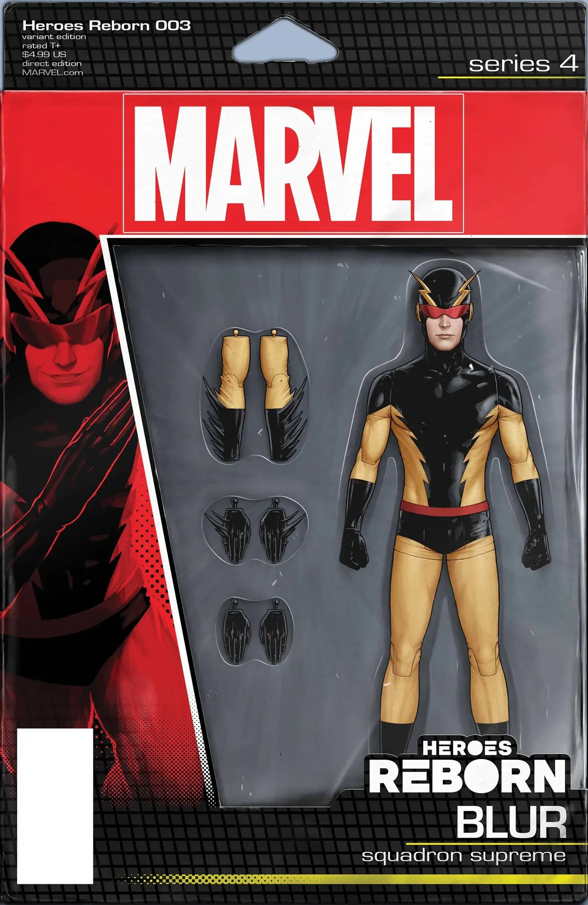 Heroes Reborn #3 (Of 7) Christopher Action Figure Var 1