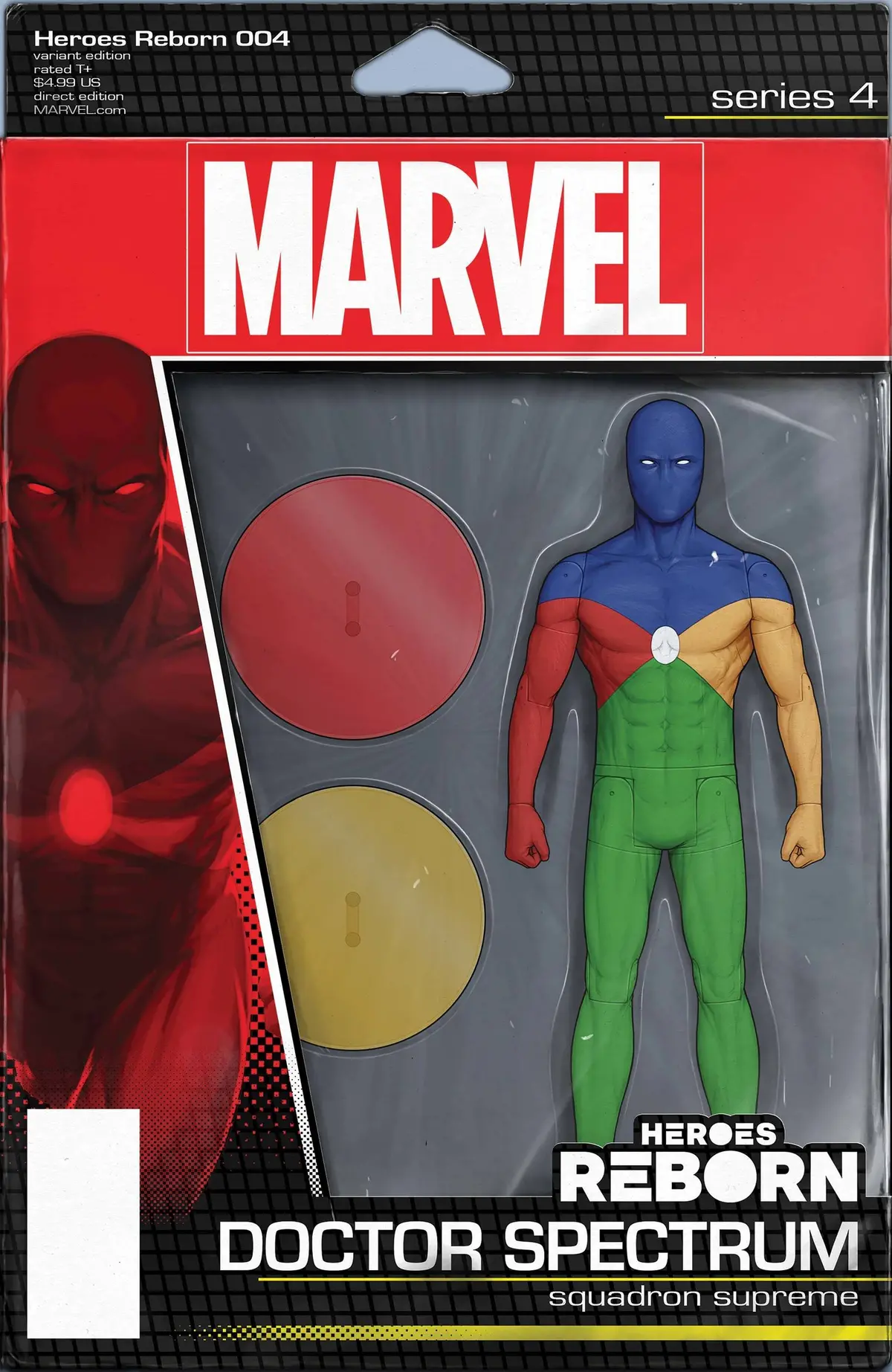Heroes Reborn #4 (Of 7) Christopher Action Figure Var 1